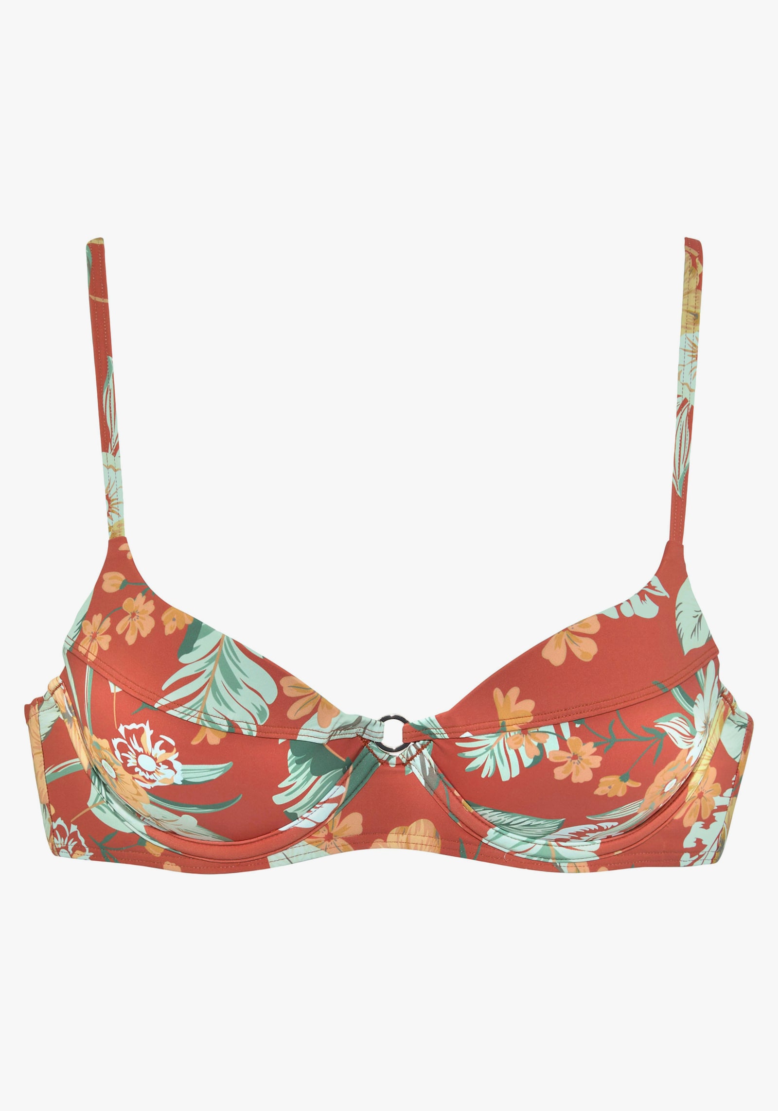 Sunseeker Haut de maillot de bain à armatures - rouille-imprimé