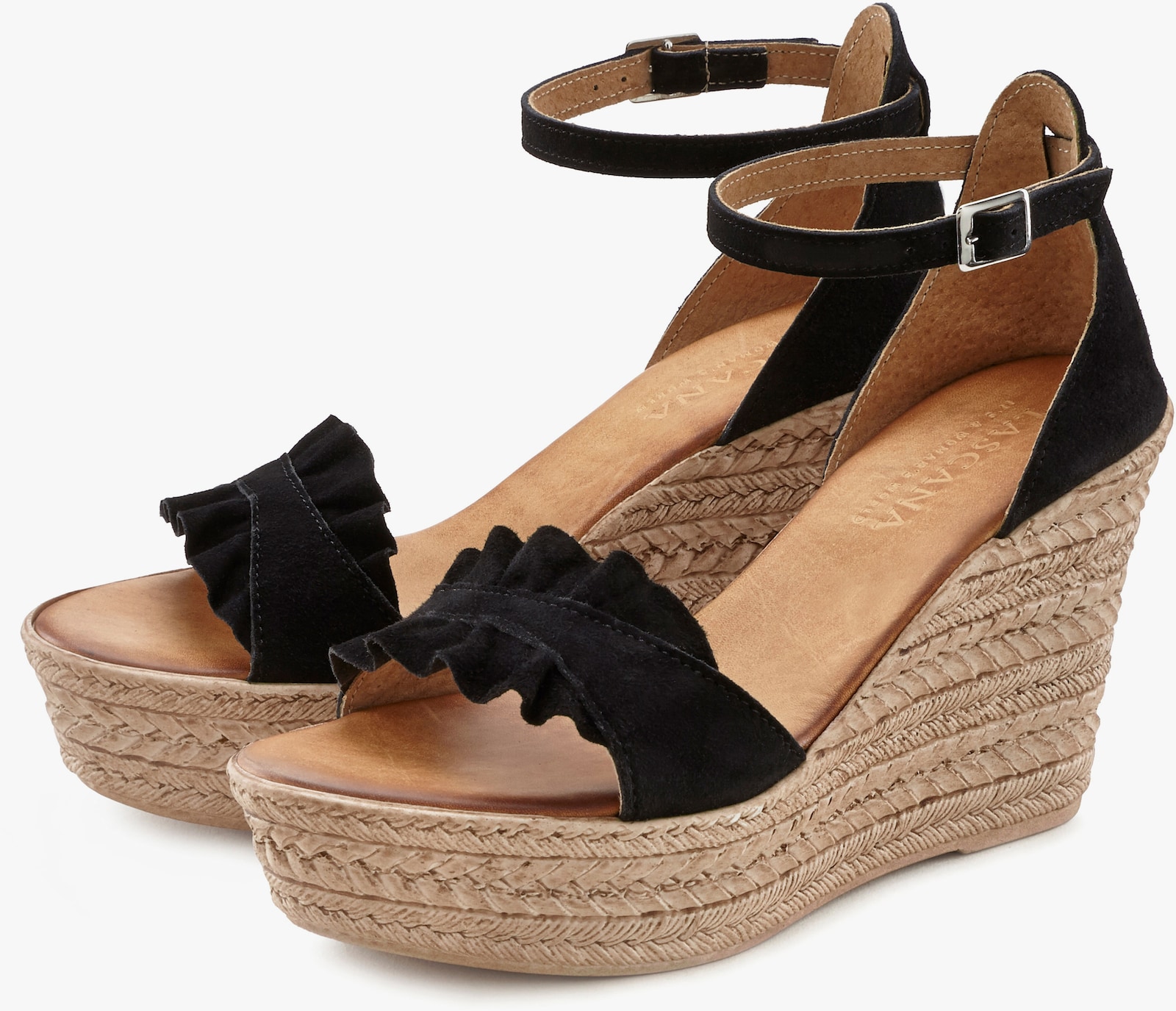 LASCANA Sandalen - zwart