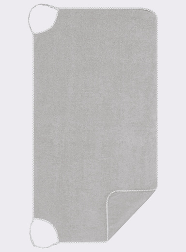 wäschepur Multifunktionell badhandduk - silvergrå
