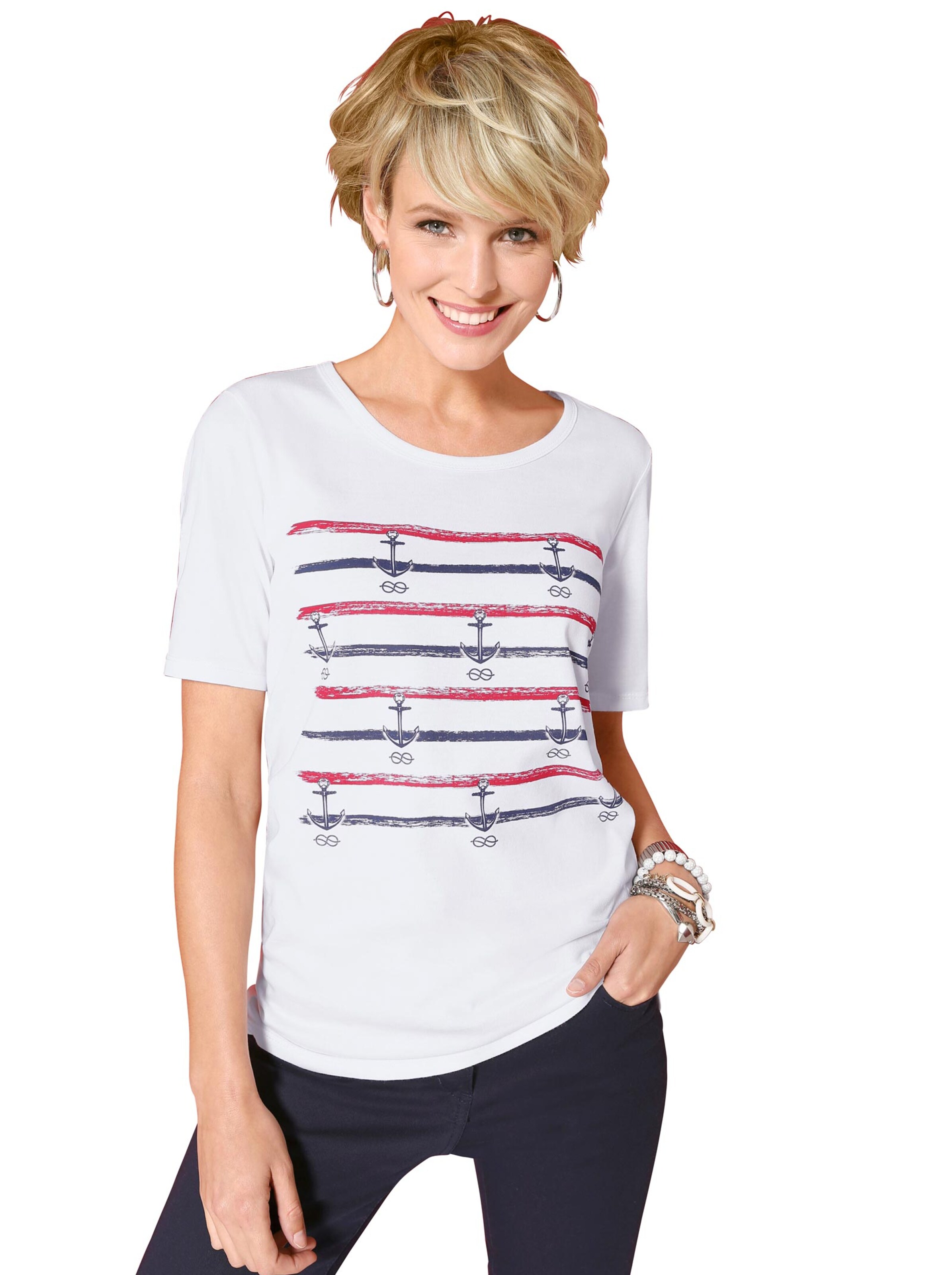 Shirt - weiß-bedruckt