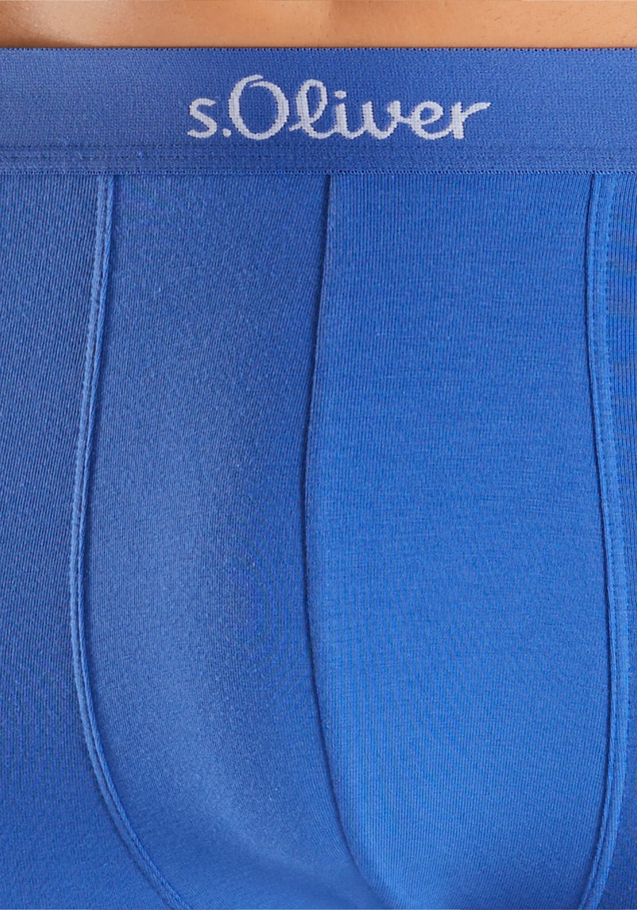 s.Oliver Langer Boxer - blau / navy / schwarz