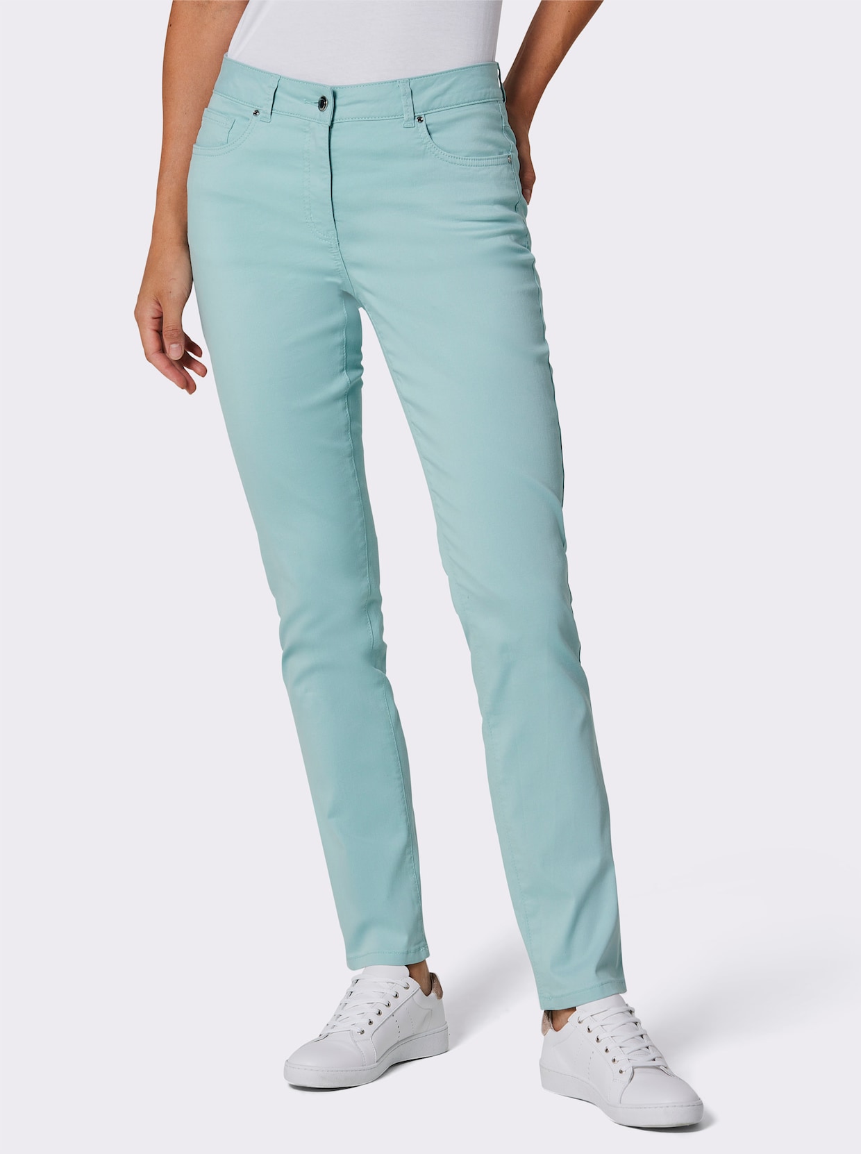 CREATION L PREMIUM Lyocell-Baumwoll-Jeans - mint