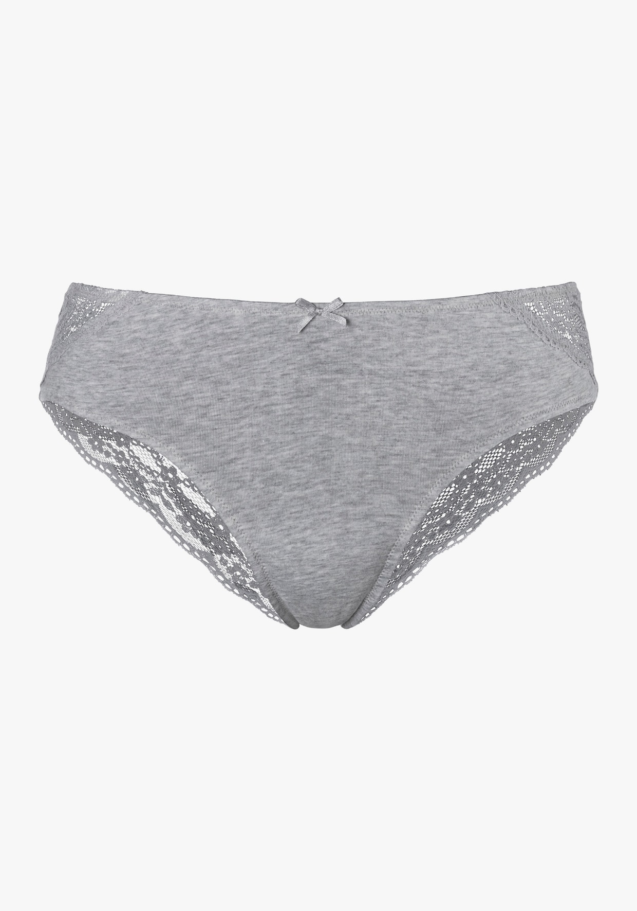 Vivance Brasilslip - creme, grau meliert, schwarz