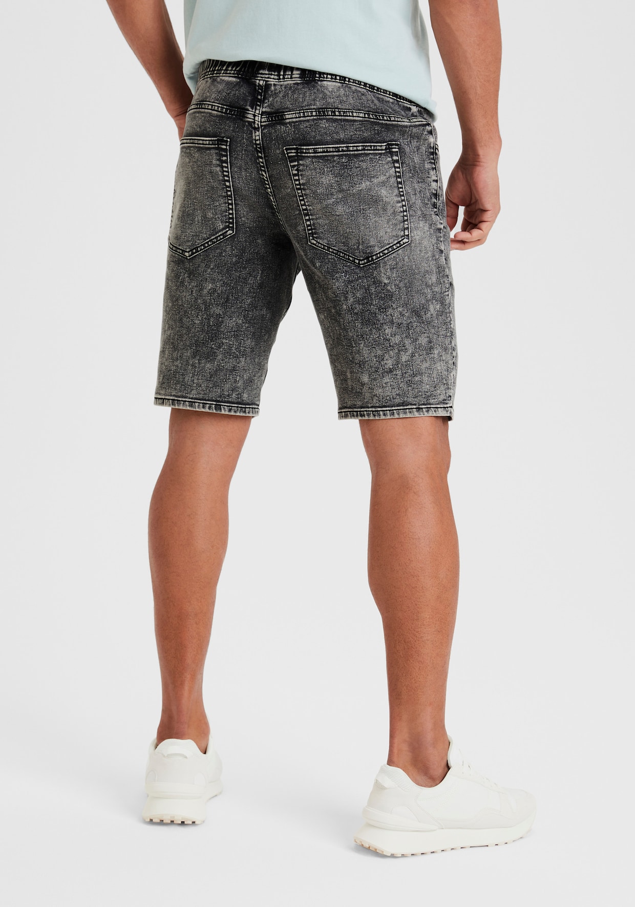 Buffalo Jeansshorts - black-moonwashed