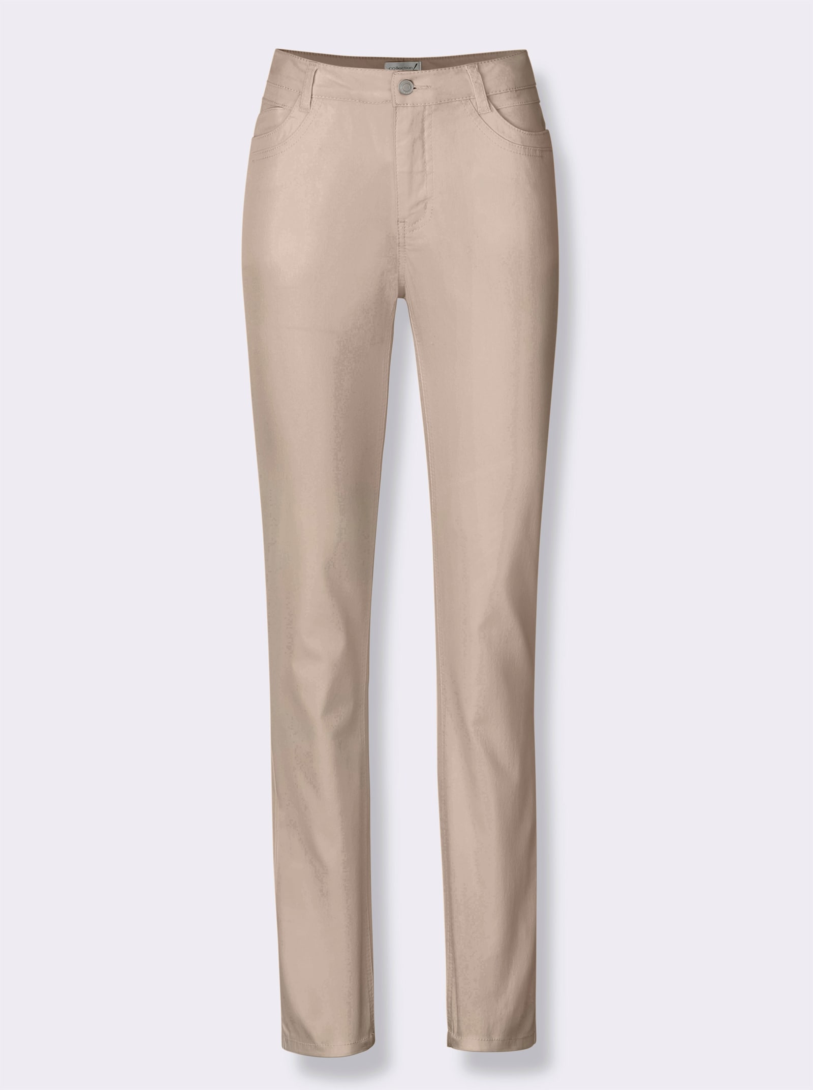 Jeans in Baumwoll-Stretch-Qualität - beige