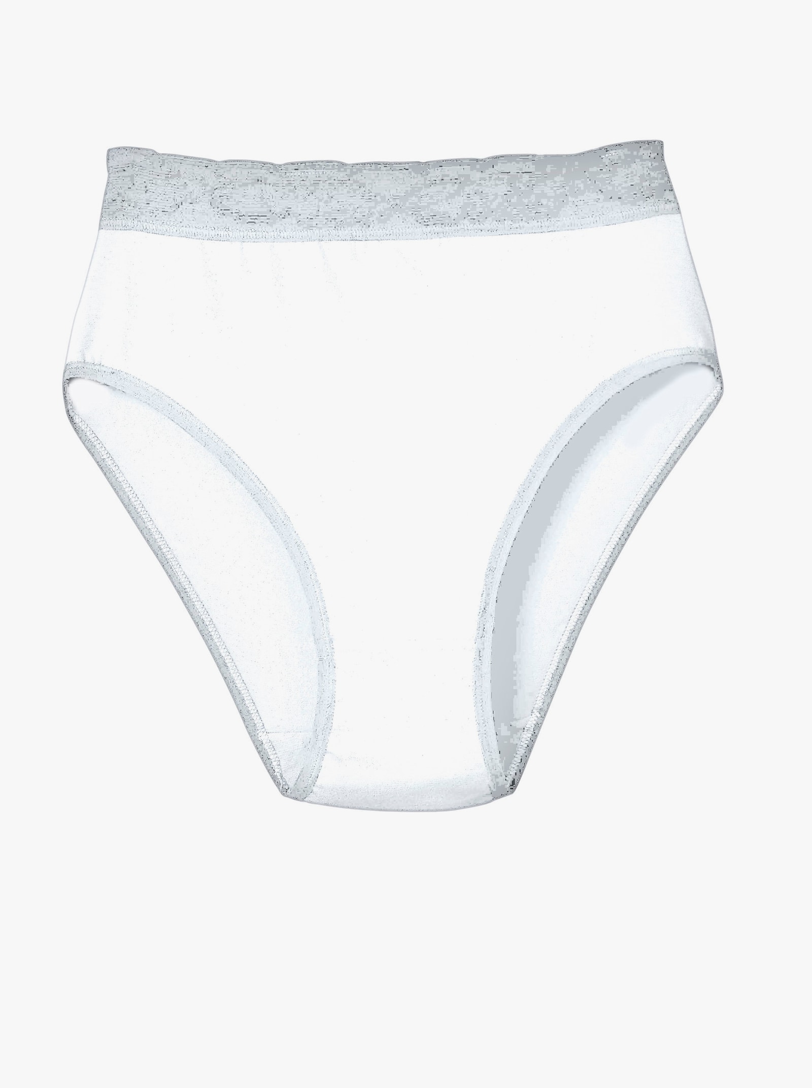 wäschepur Slip mit breitem, elastischem Bund - weiss