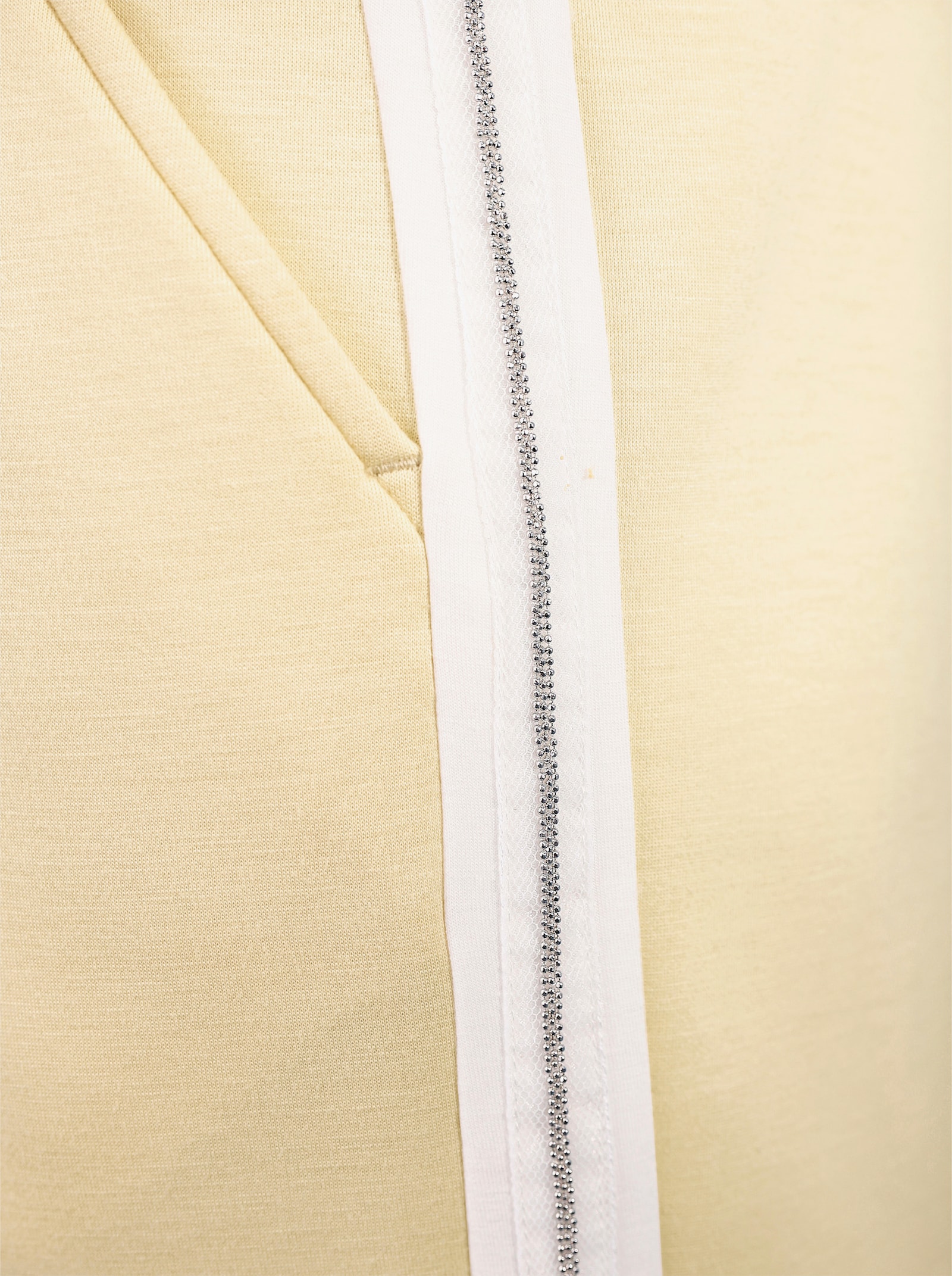 heine Jogg Pants mit Zierband - vanille