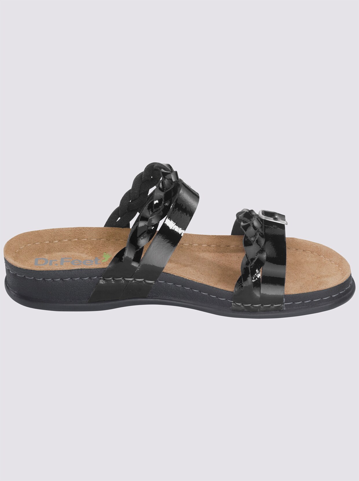 Dr. Feet Pantolette - schwarz