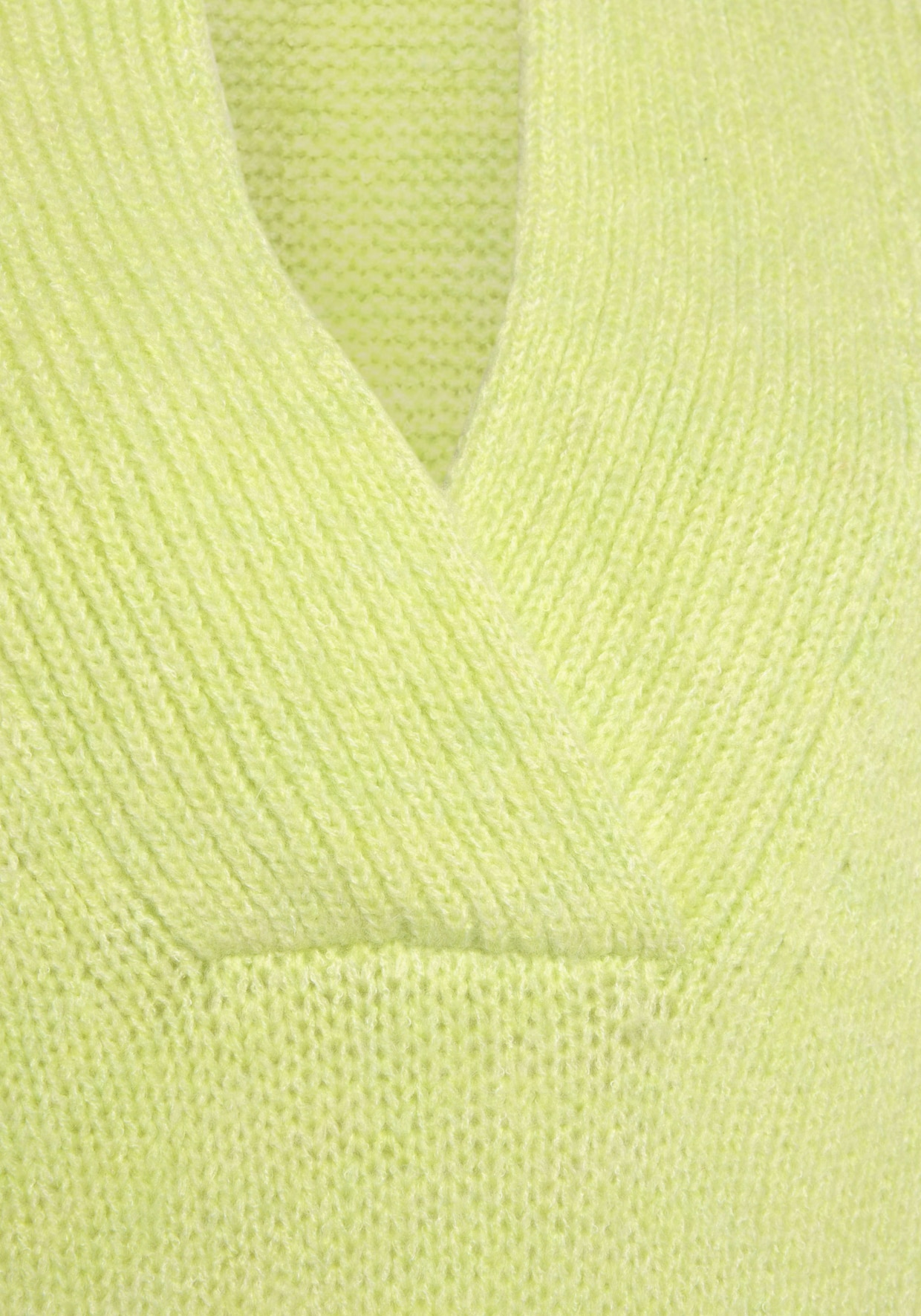 LASCANA Pull à manches courtes - citron vert