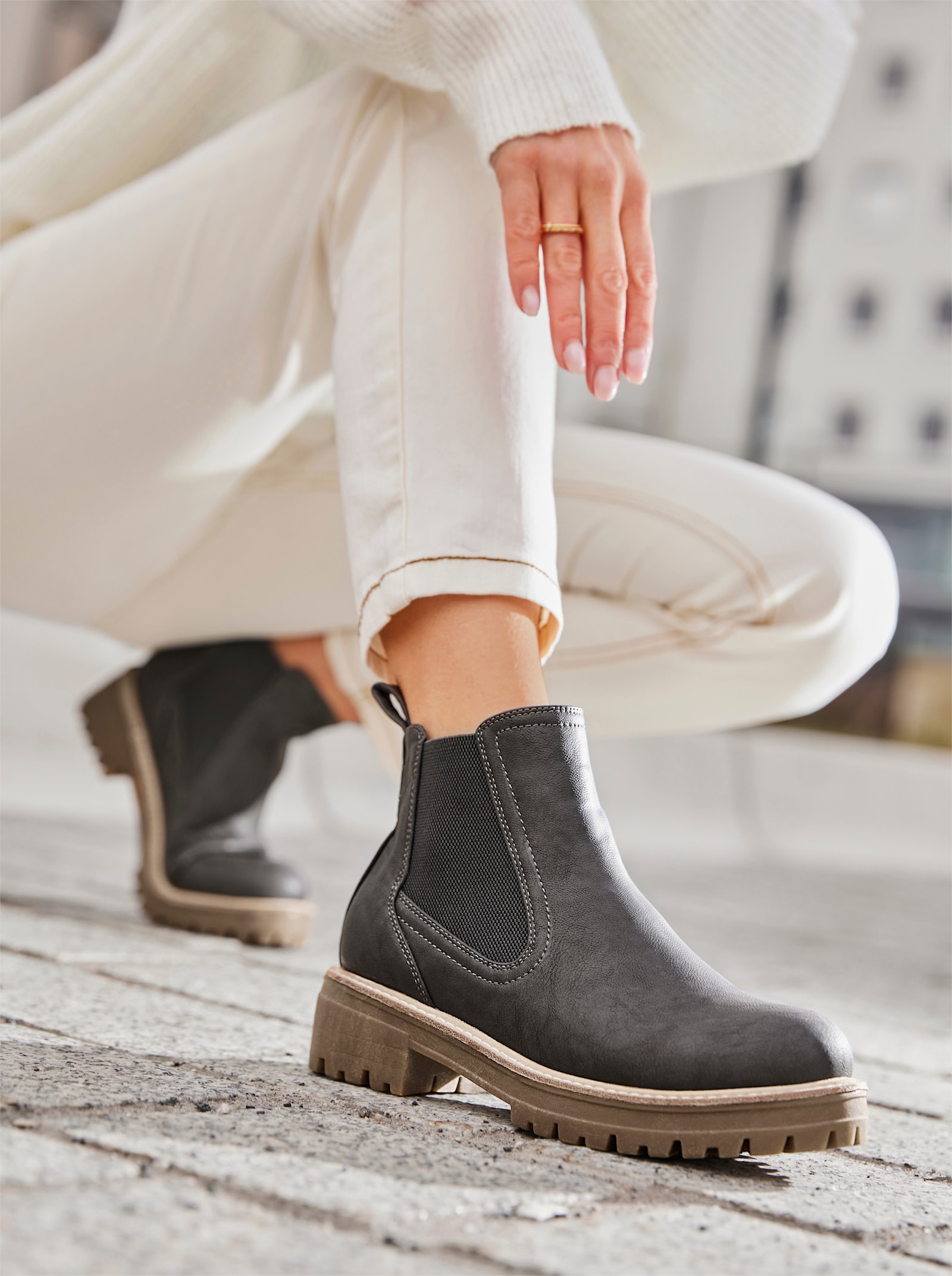 heine Stiefelette - anthrazit