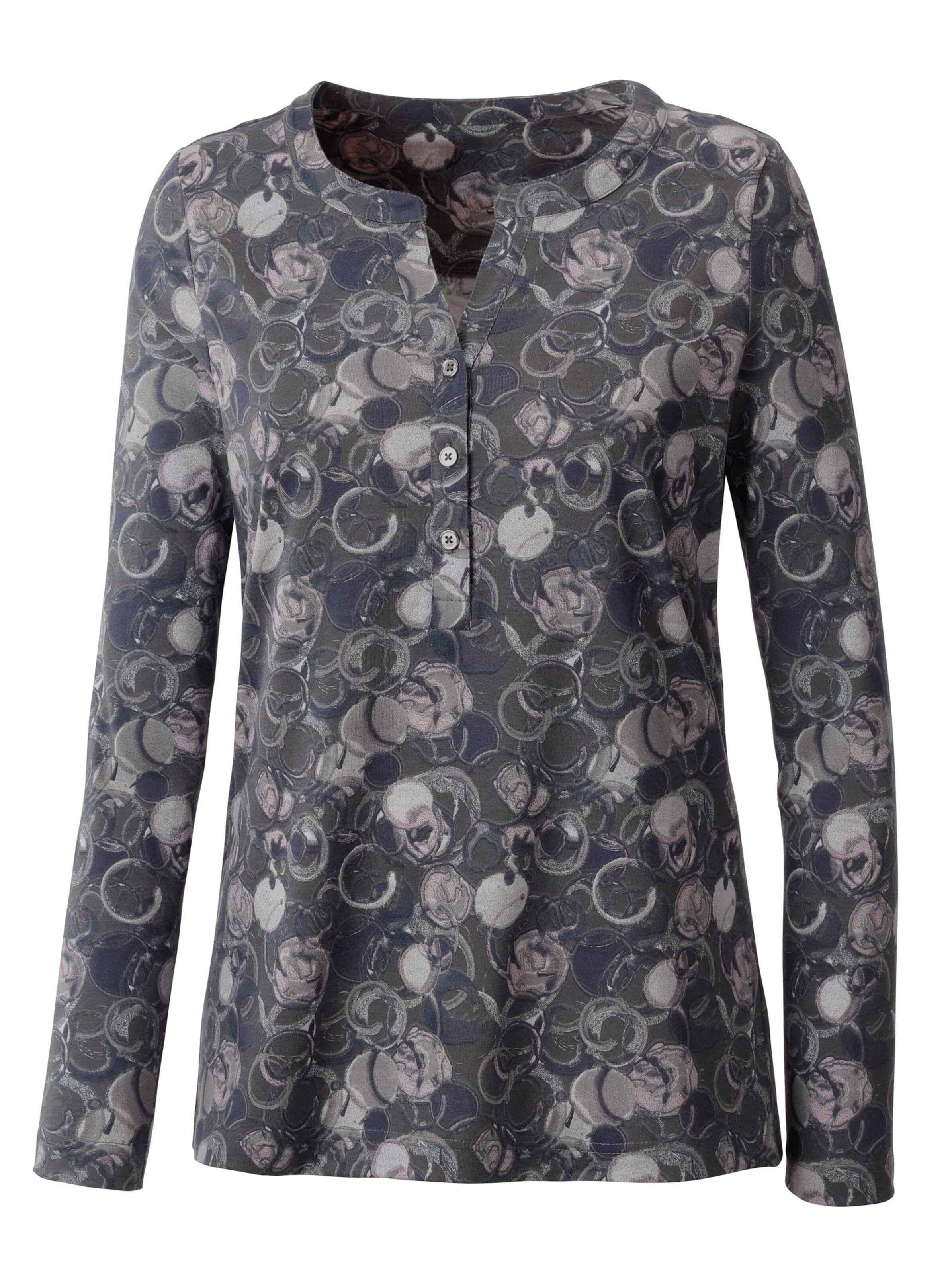 Shirt - mauve-bedruckt