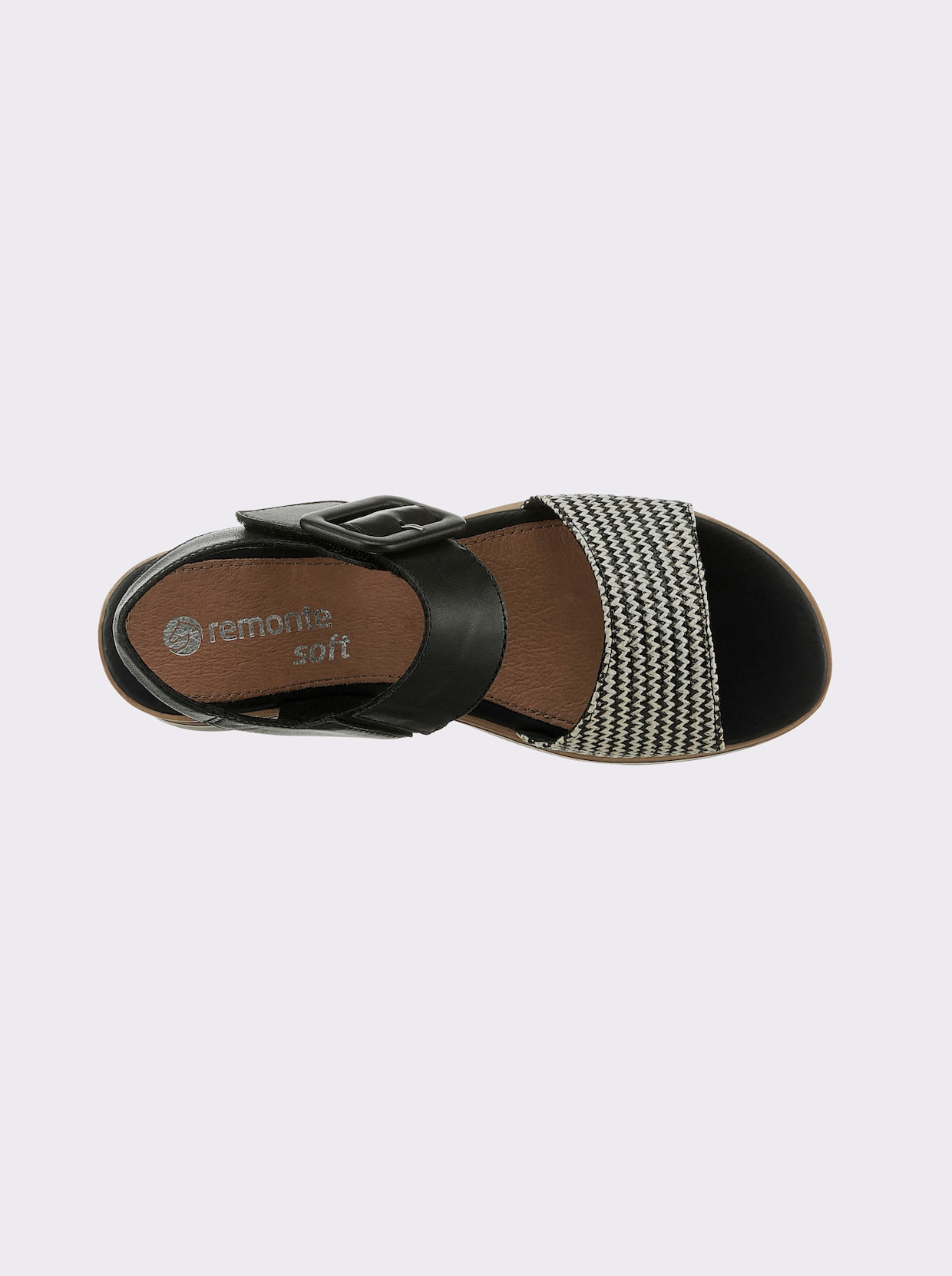 Remonte sandalen - zwart