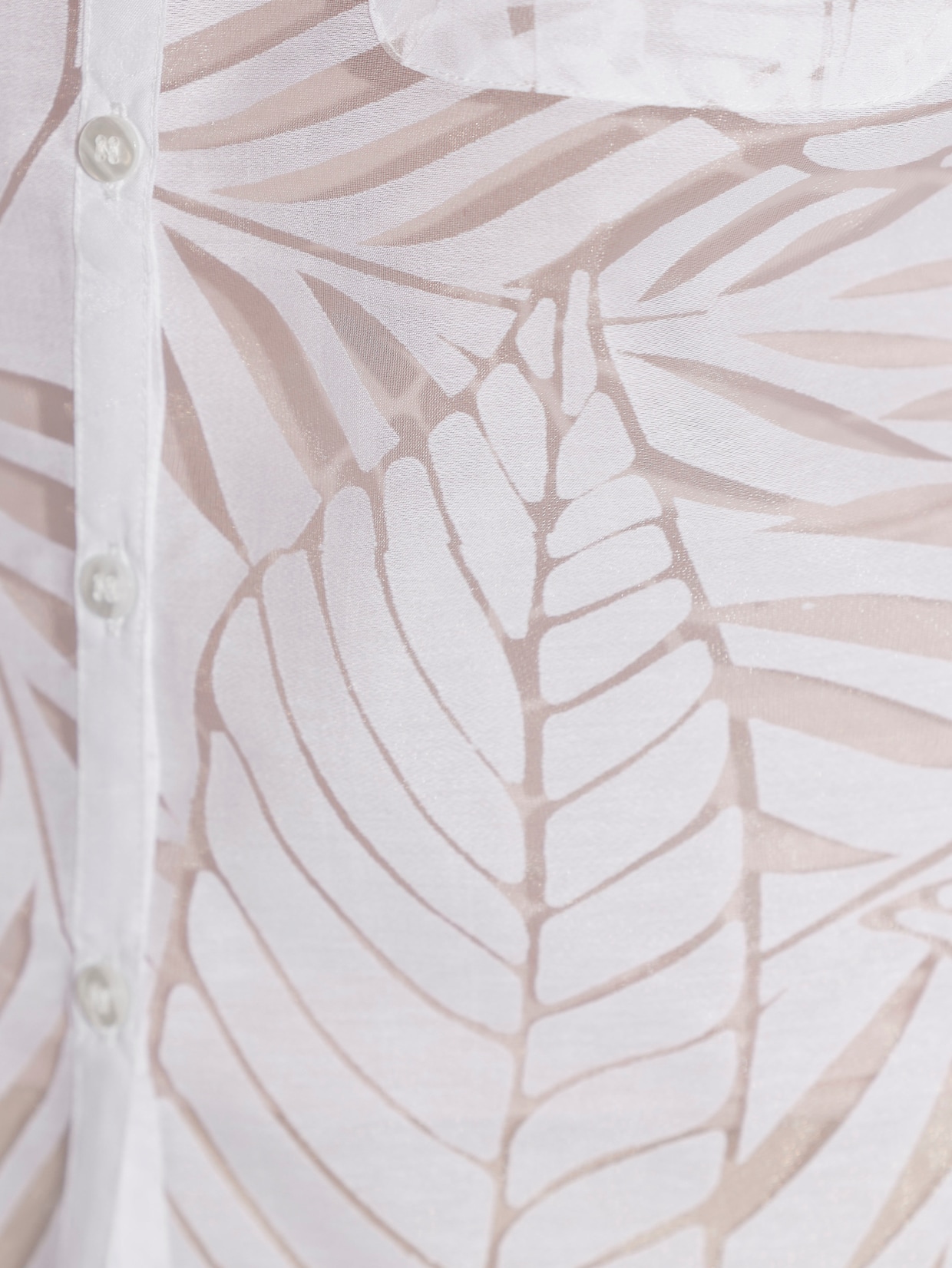 Blouse met korte mouwen - wit