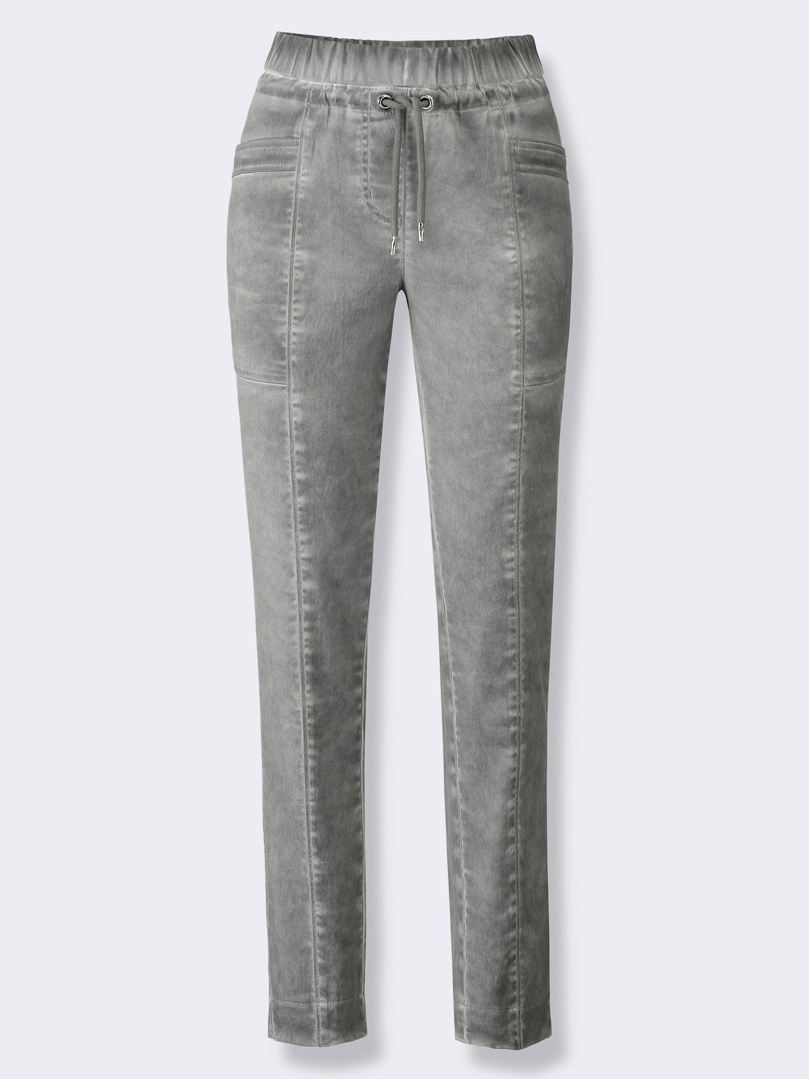 heine Schlupfhose aus Sweatstoff - steingrau