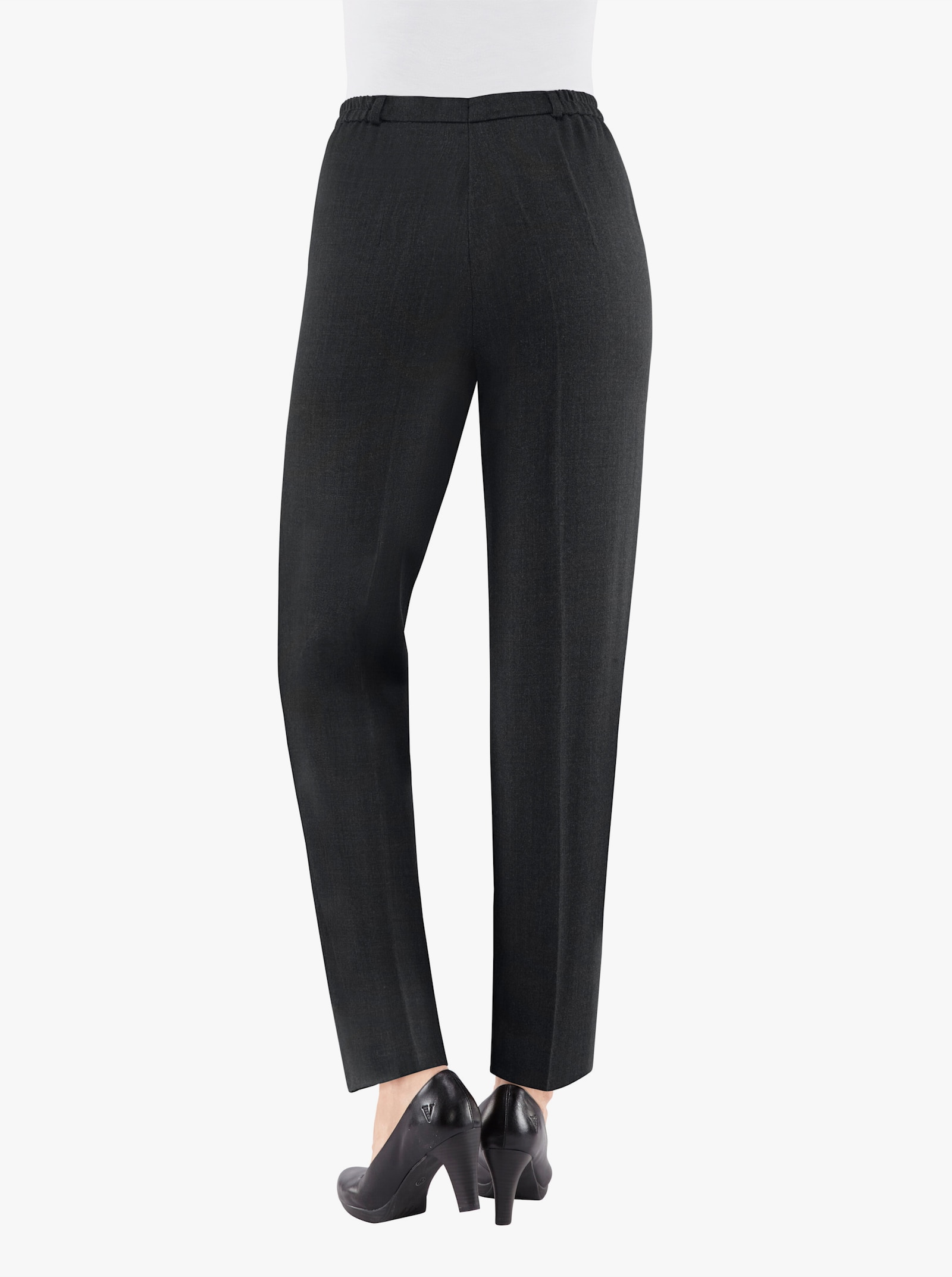 Come on Hose mit seitlichem Dehnbund - anthrazit-meliert