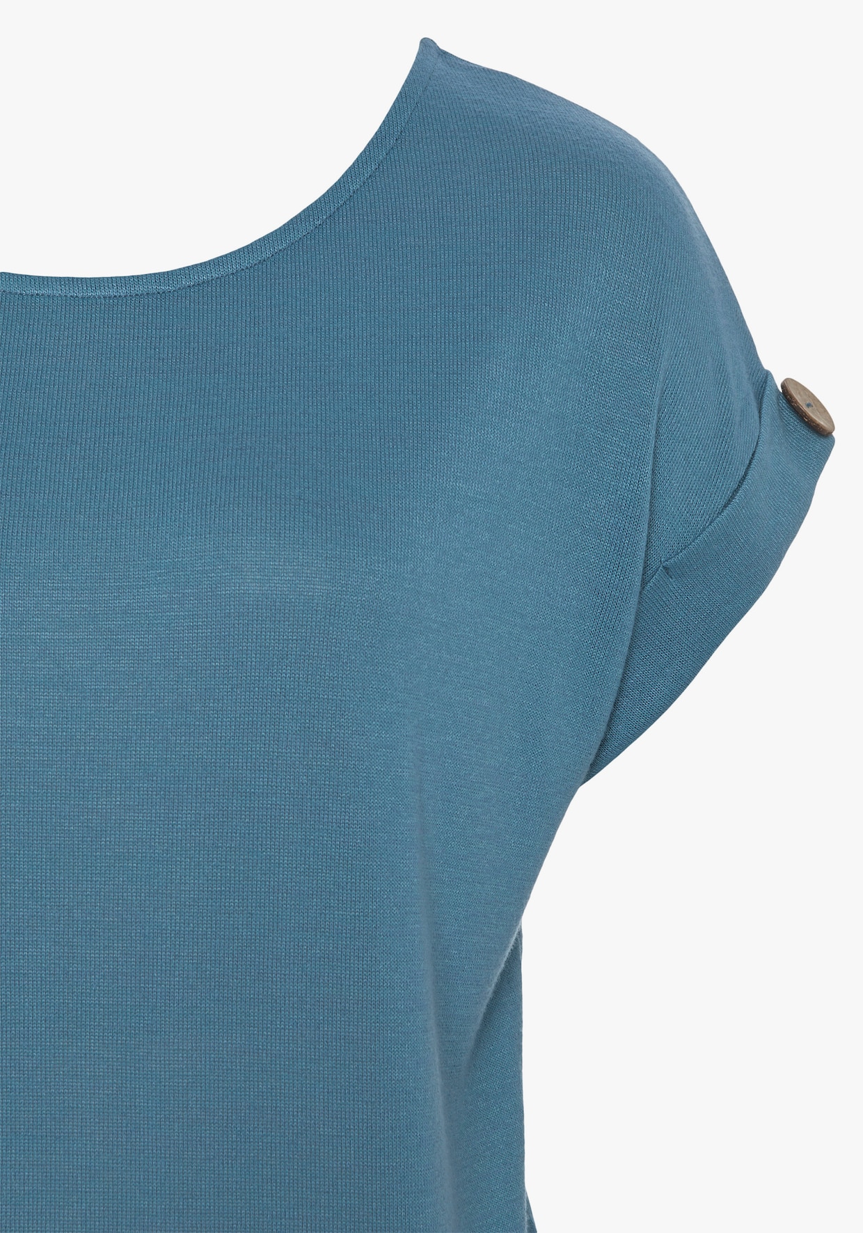 LASCANA Shirt met korte mouwen - blauw