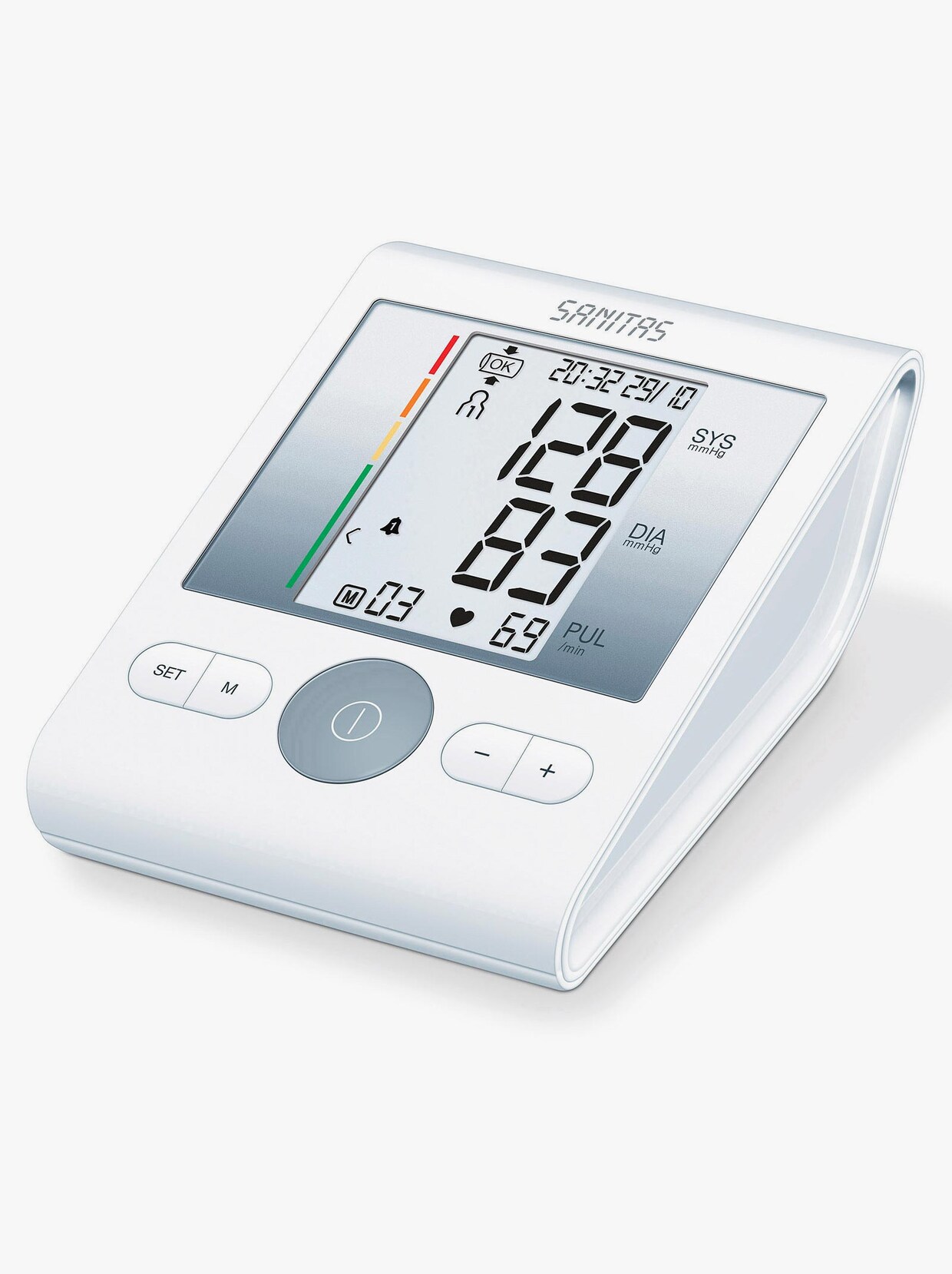 Oberarm-Blutdruck-Messgerät - weiß