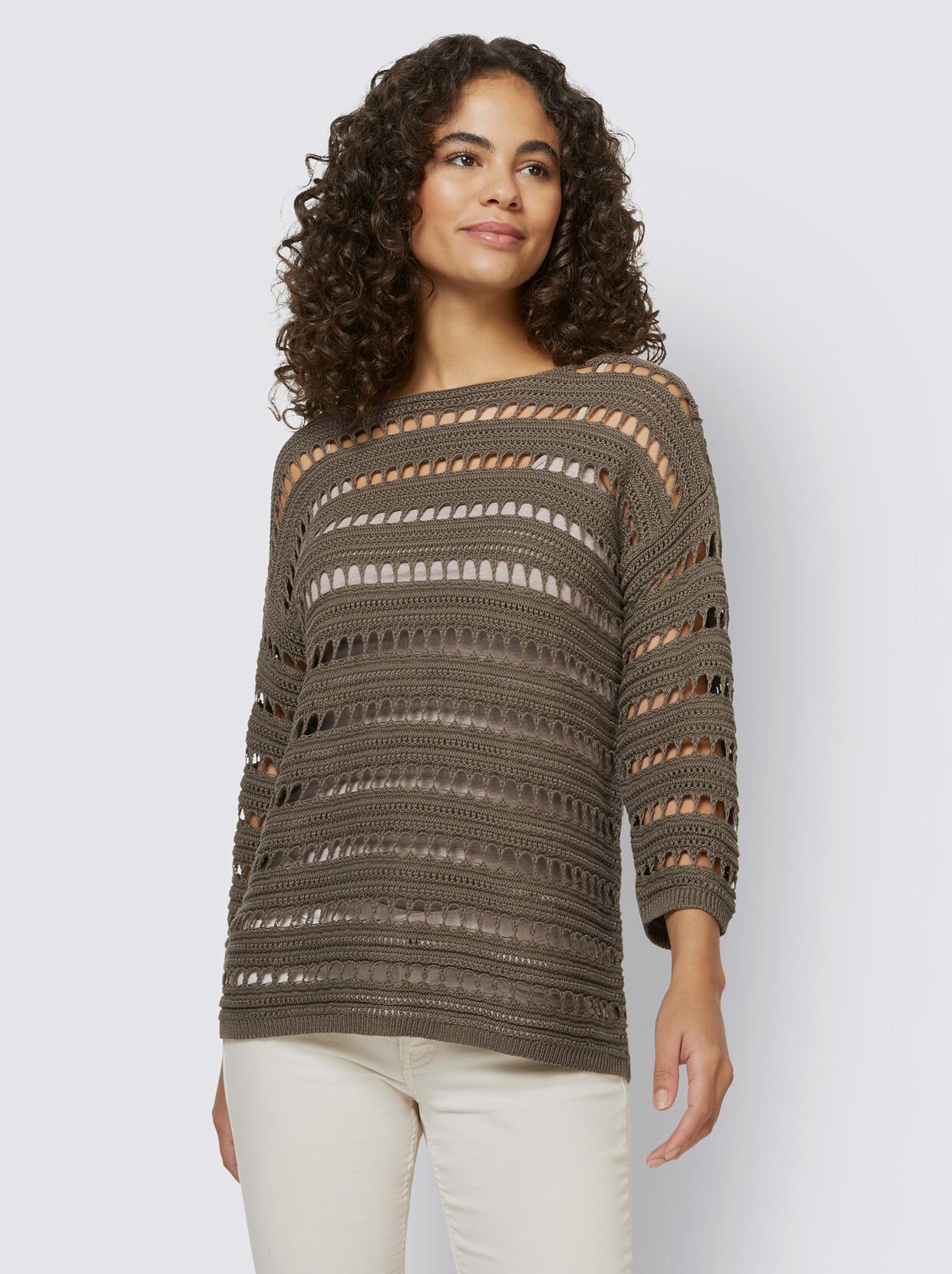 Linea Tesini Pullover - khaki