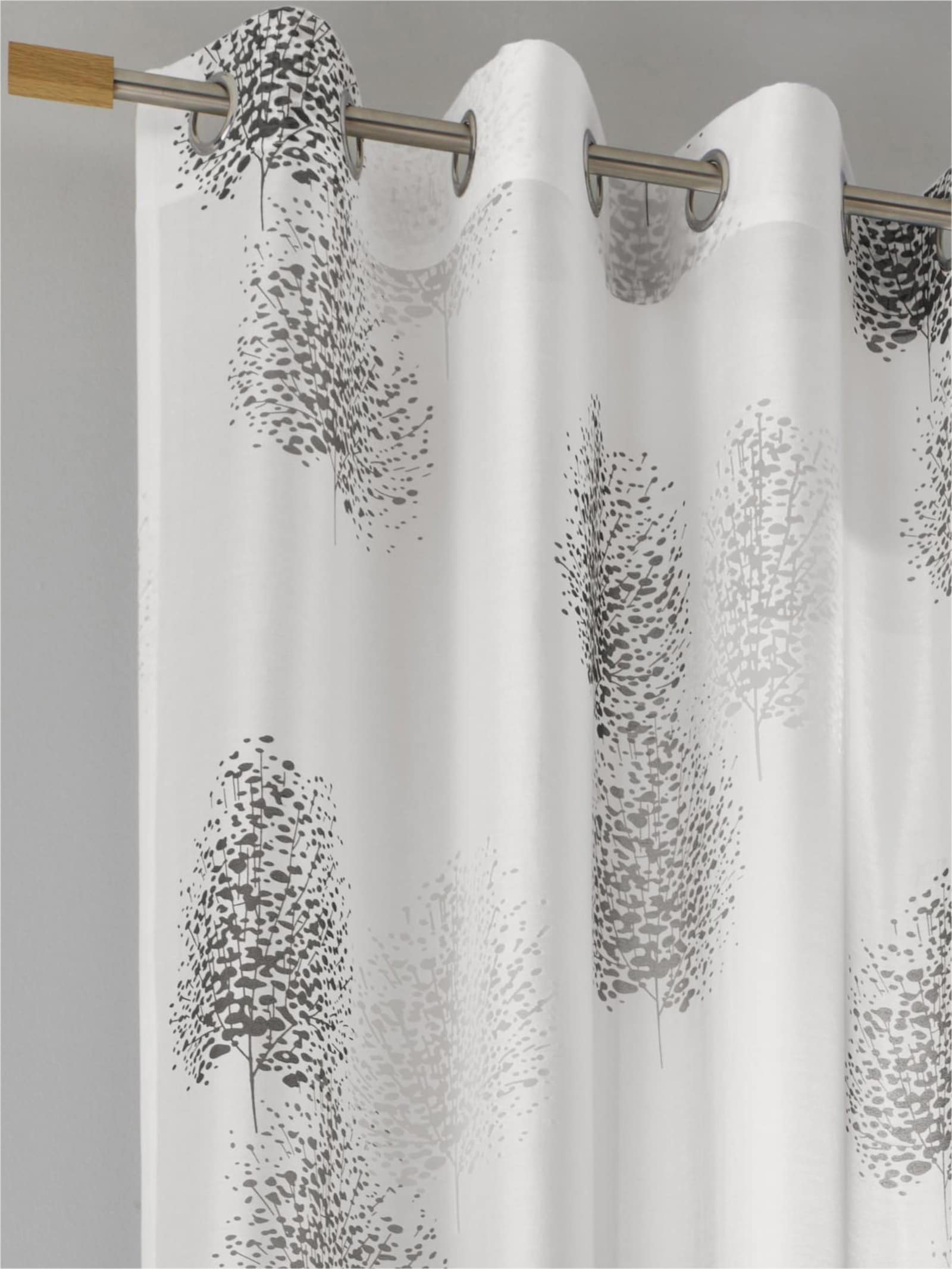 heine home Dekostore - anthrazit-weiß