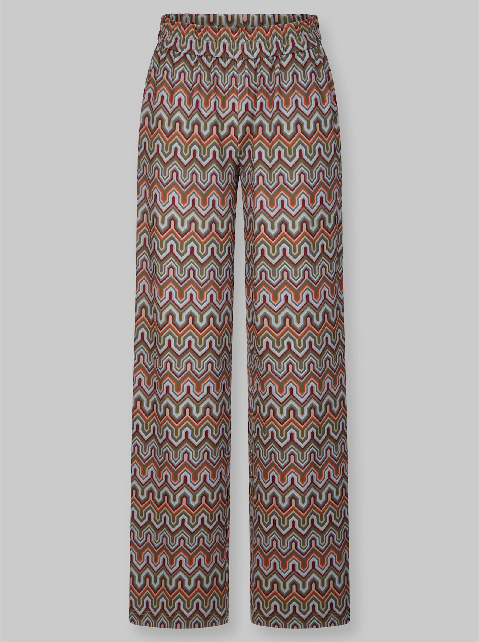 heine Jerseyhose mit Ethno-Muster - beige-terra-bedruckt