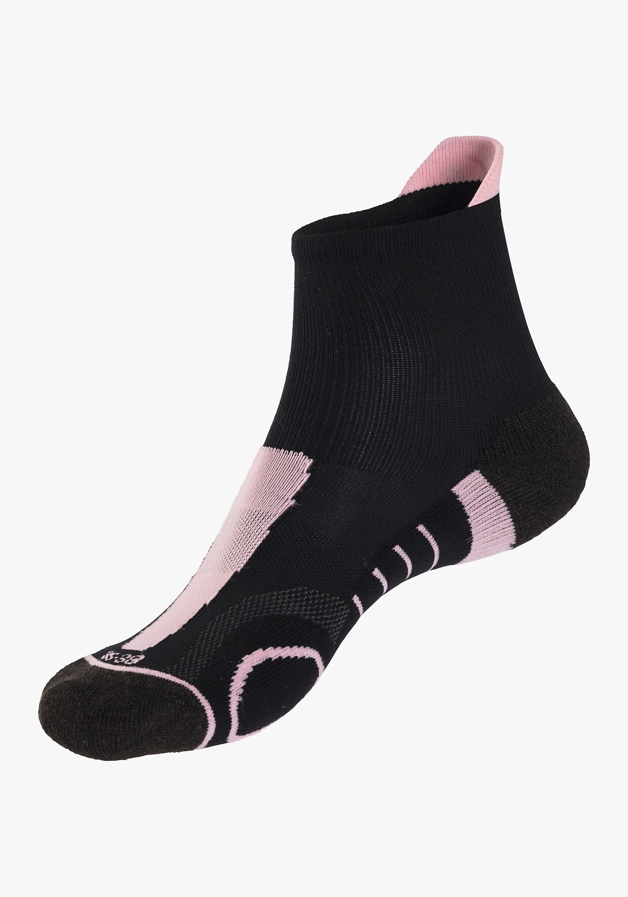 LASCANA ACTIVE Wandersocken - 1x schwarz-lila, 1x schwarz-rosa, 1x schwarz-grün