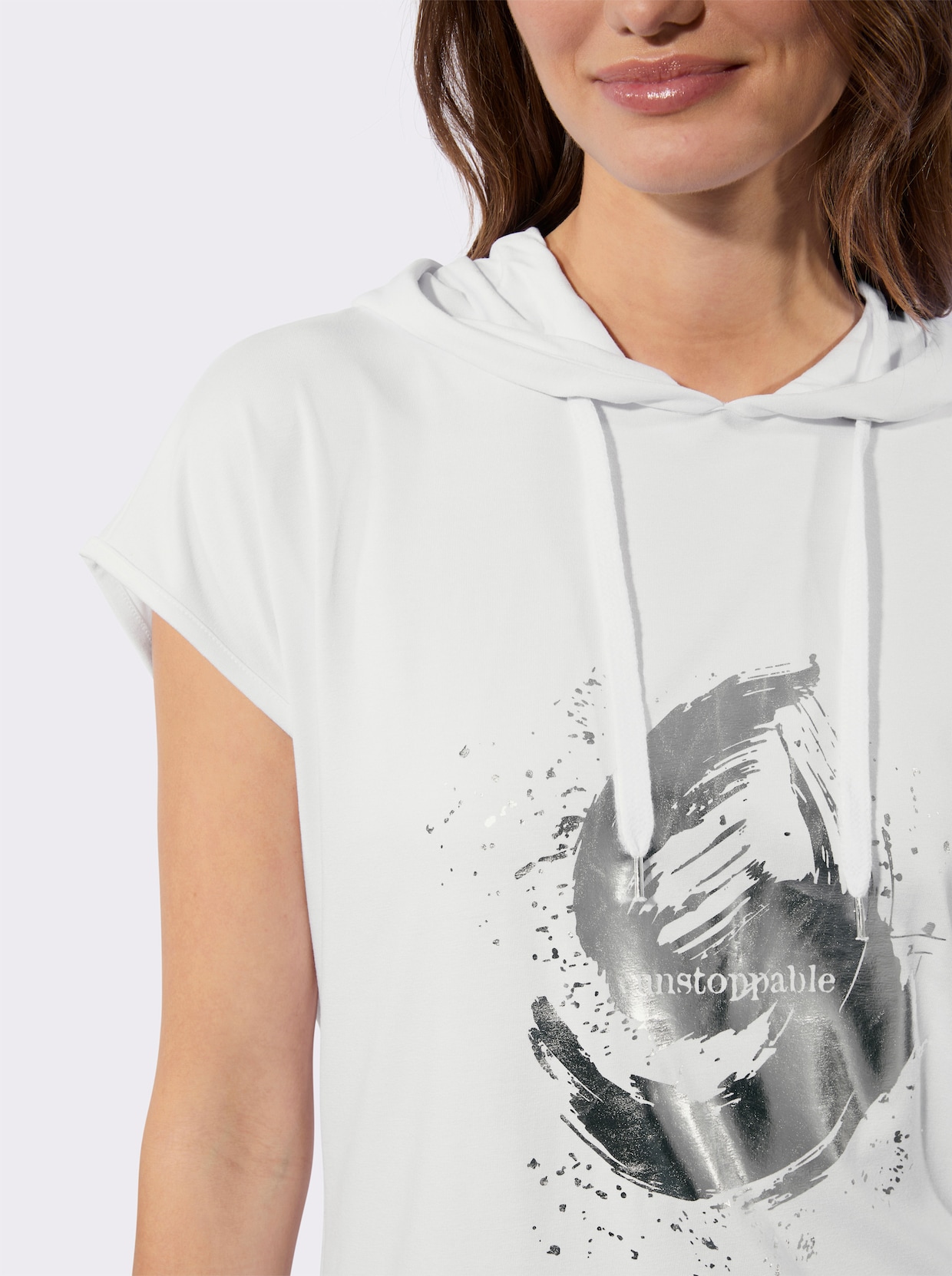 Kapuzenshirt - weiß
