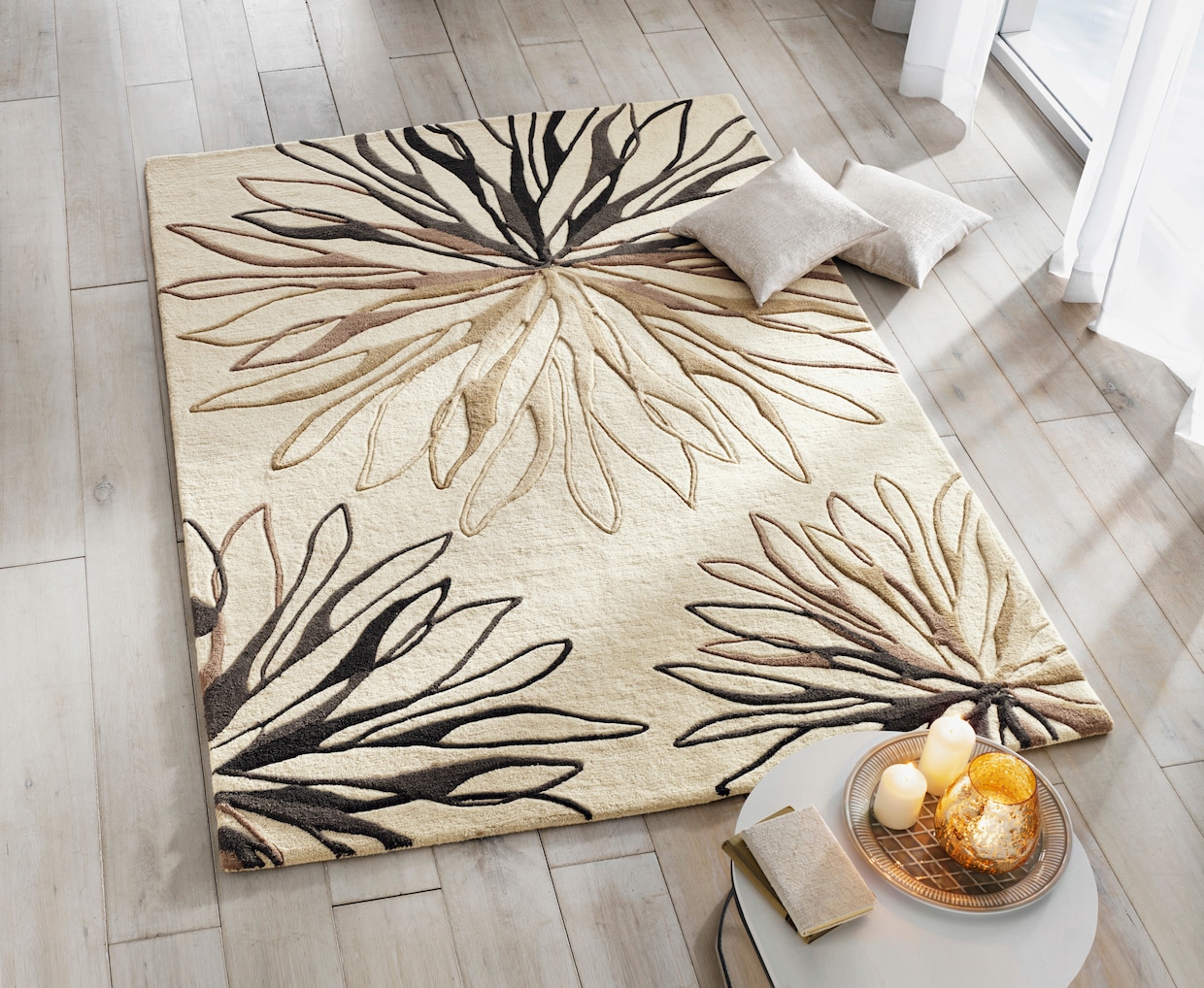 heine home Tapis à poils Longs - blanc cassé