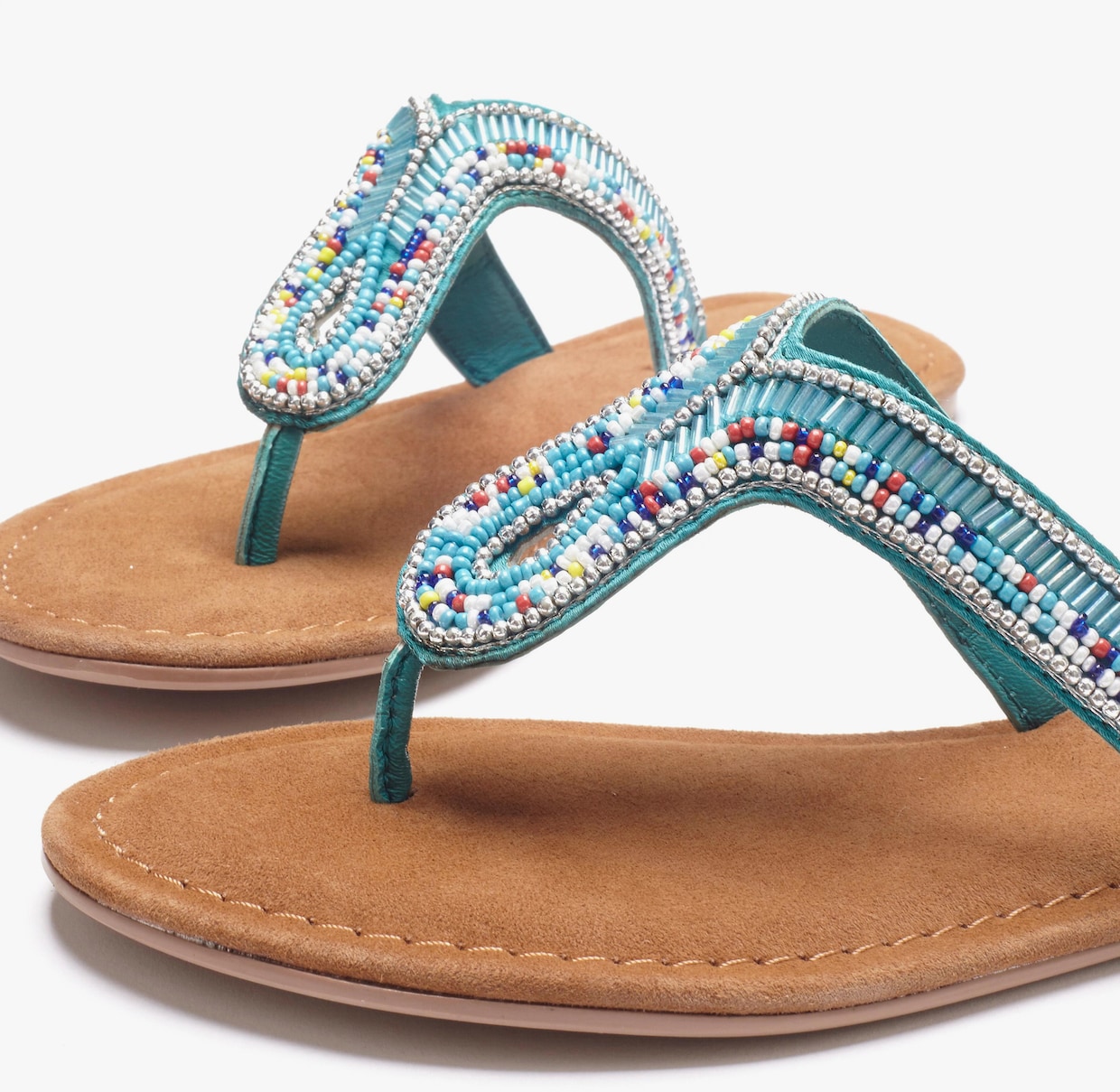 LASCANA Teenslipper - turquoise/blauw