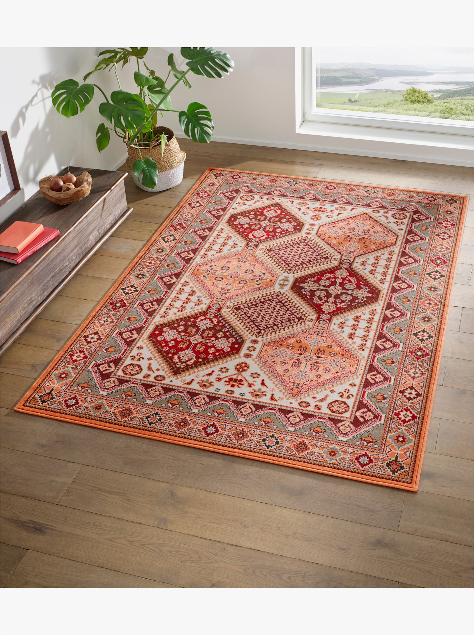 Teppich - rostrot