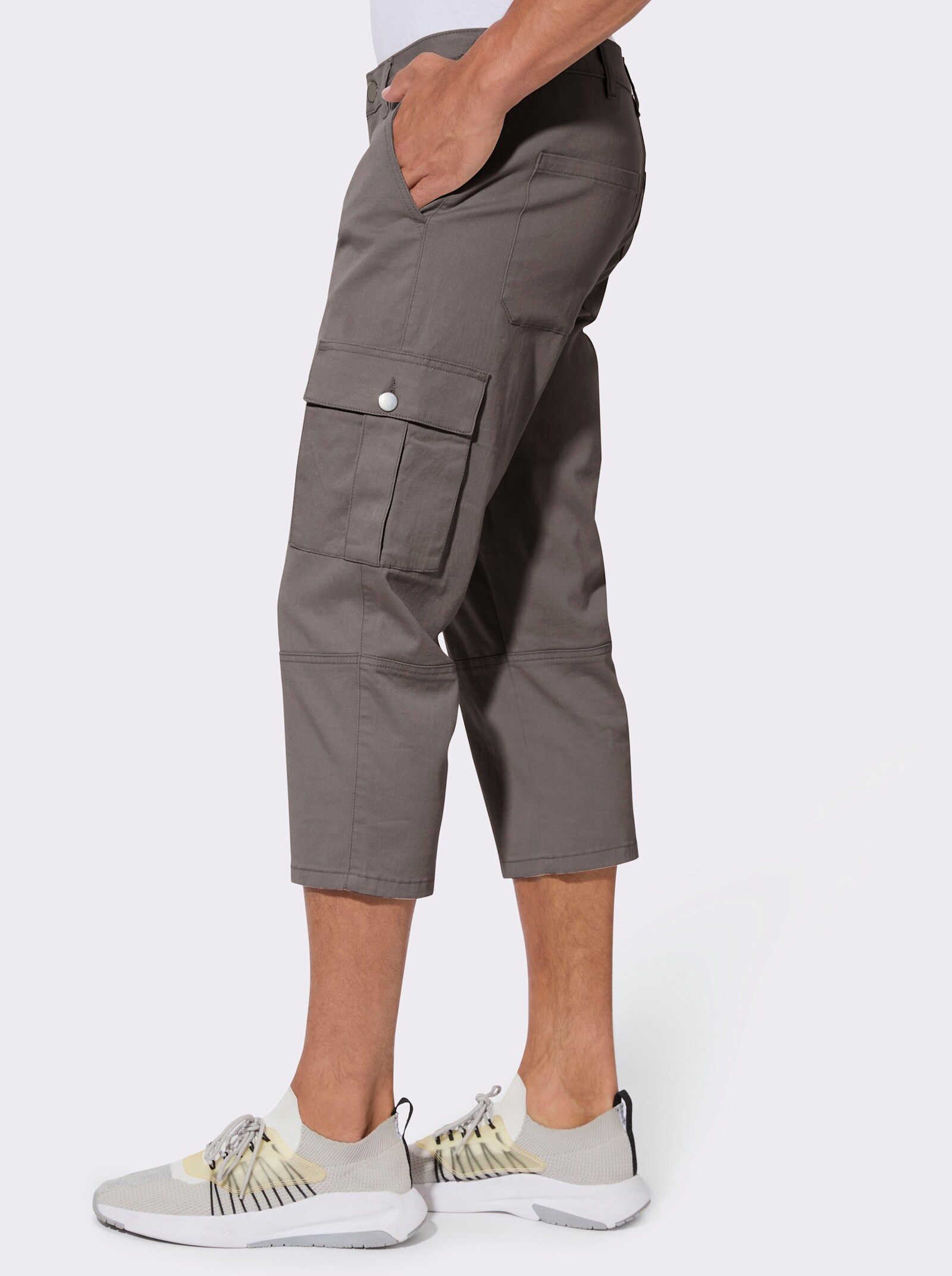 Cargohose in 7/8-Länge - anthrazit