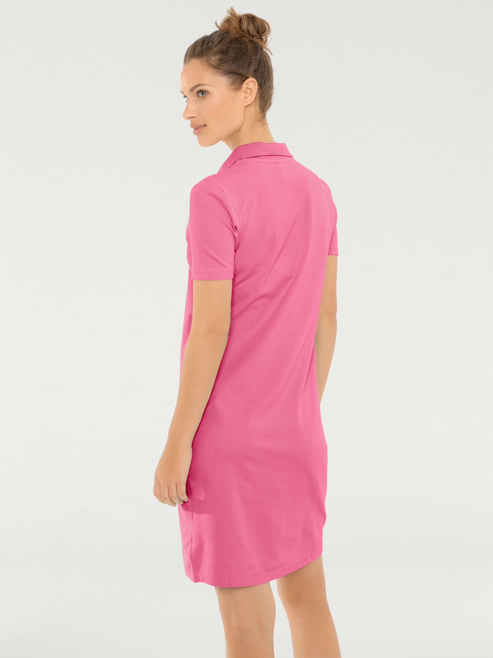 heine Polokleid in Pikee-Qualität - pink