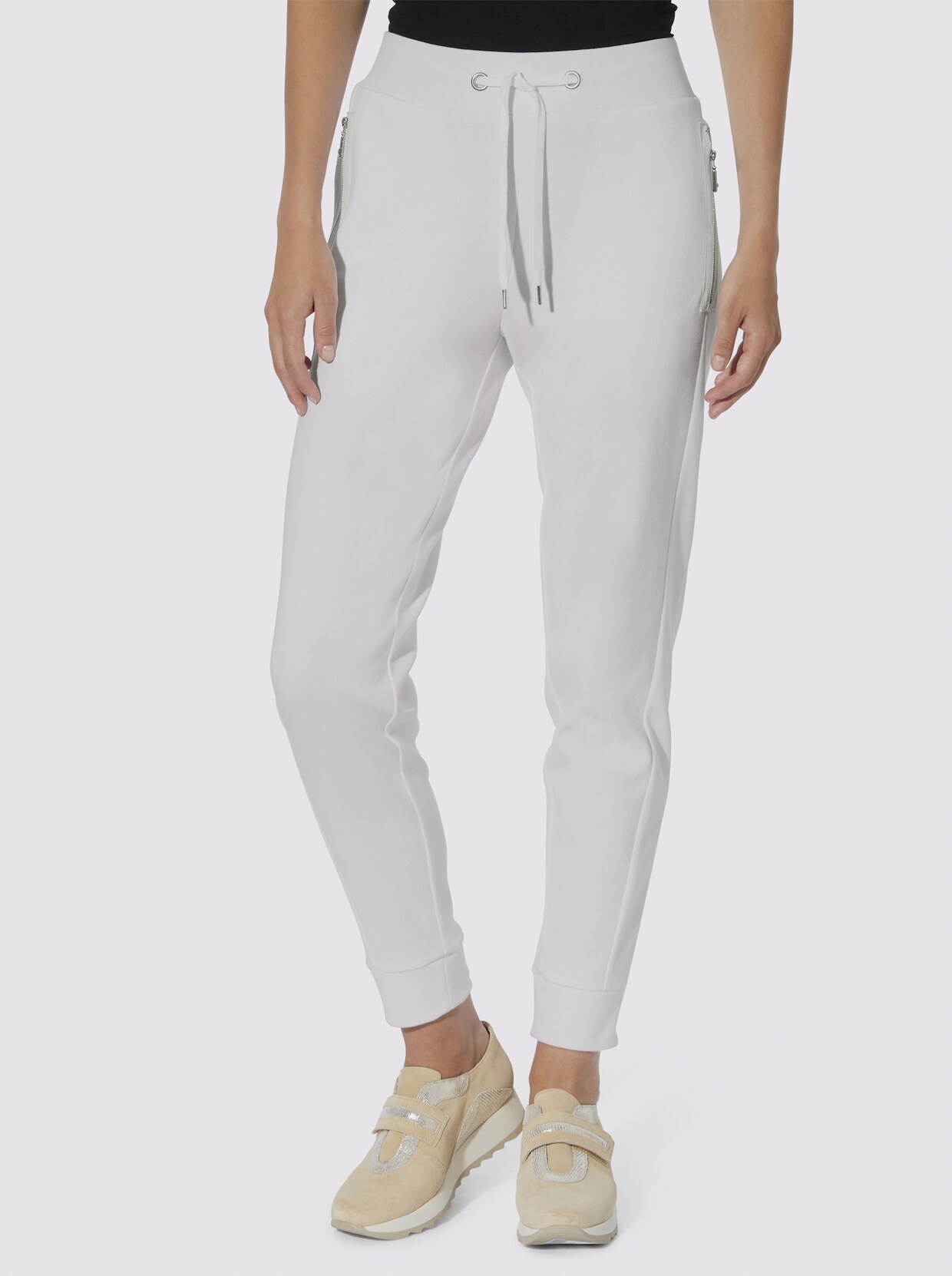 heine Jersey pantalon - wit