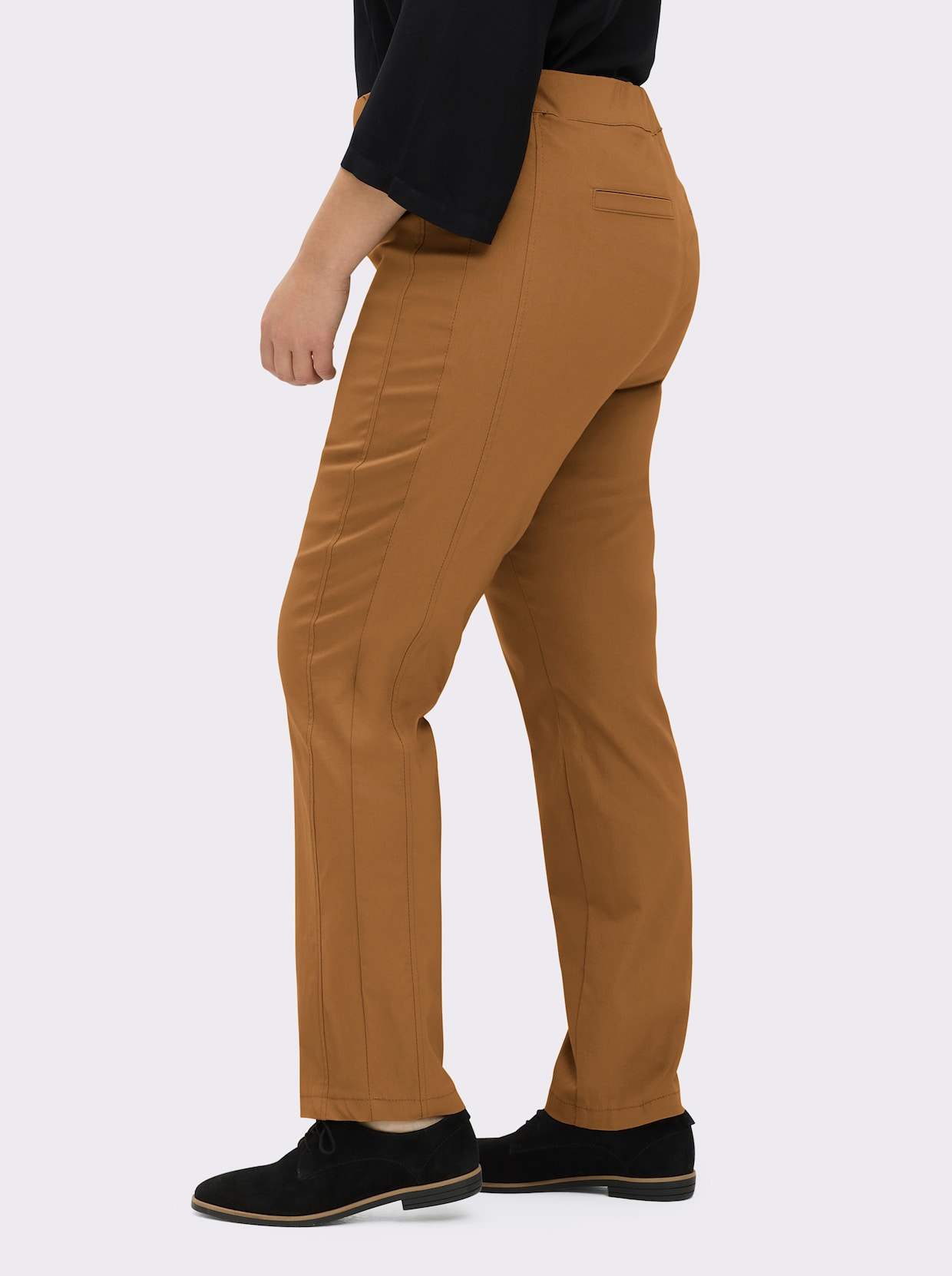 Stehmann Comfort line Hose mit Dehnbund, Viskose-Qualität - zimt