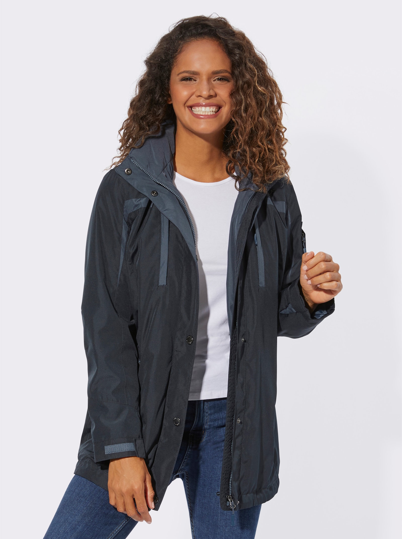 Funktionsjacke wind- und wasserabweisend - marine