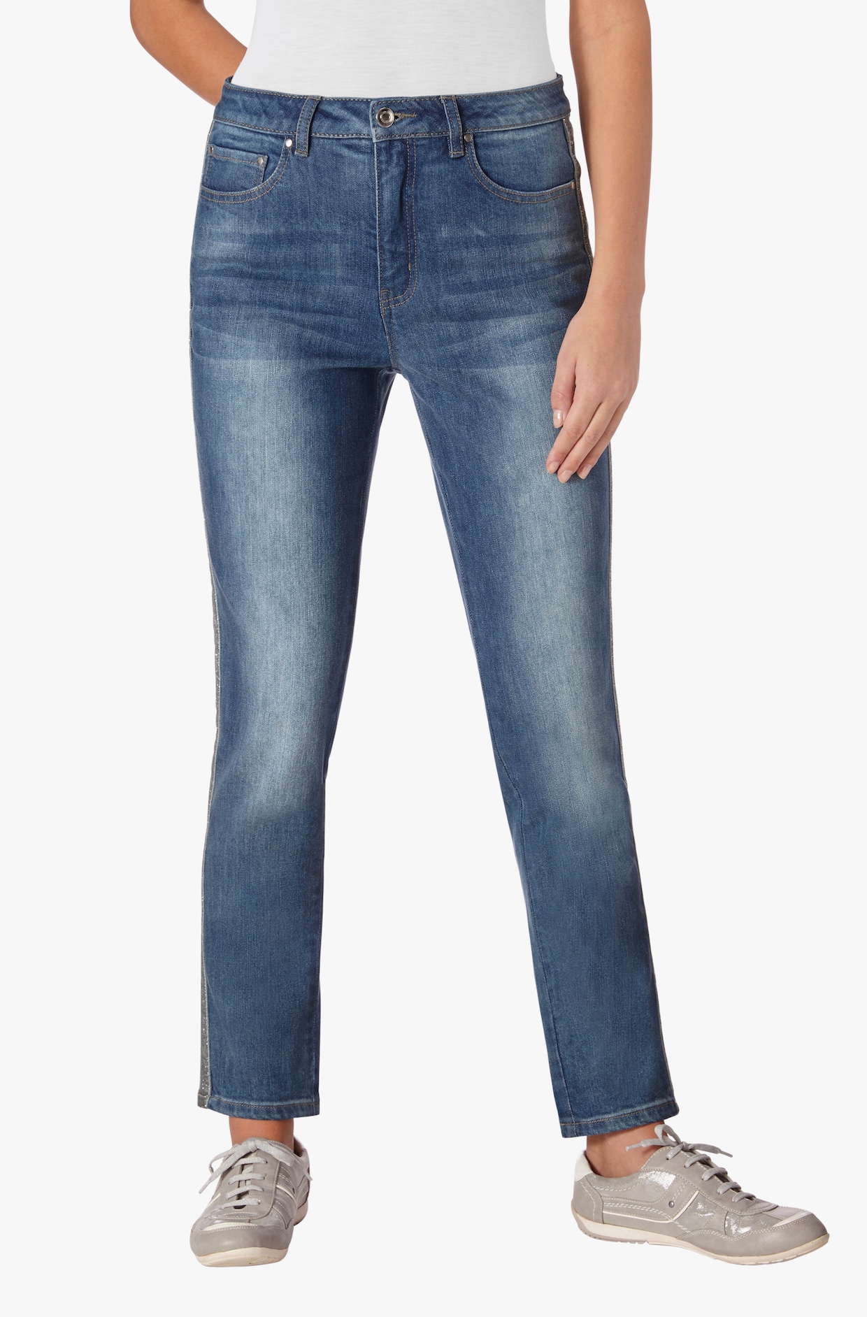 5-Pocket-Jeans - blue-stone-washed