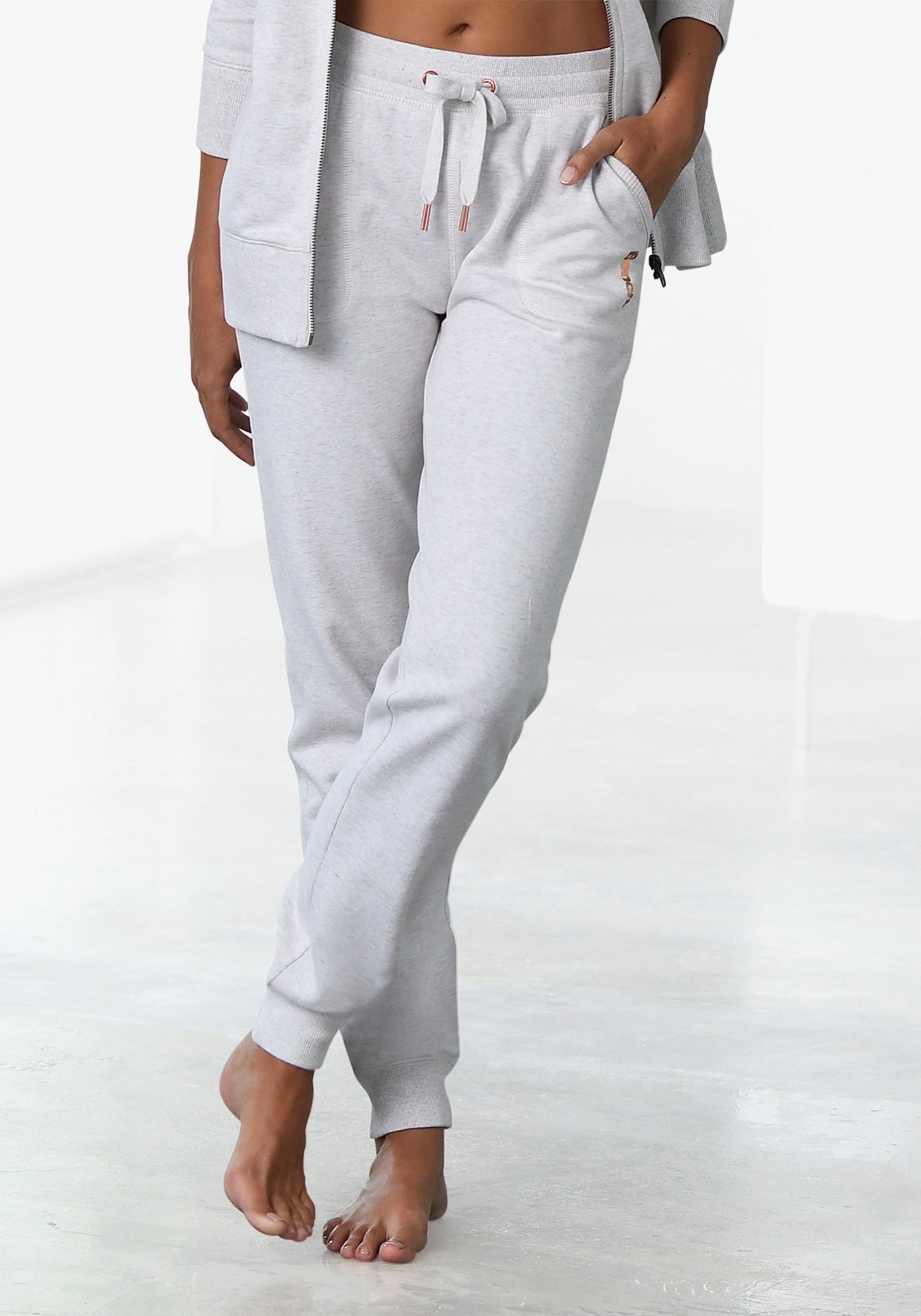 Bench. Loungewear Loungehose - beige-meliert