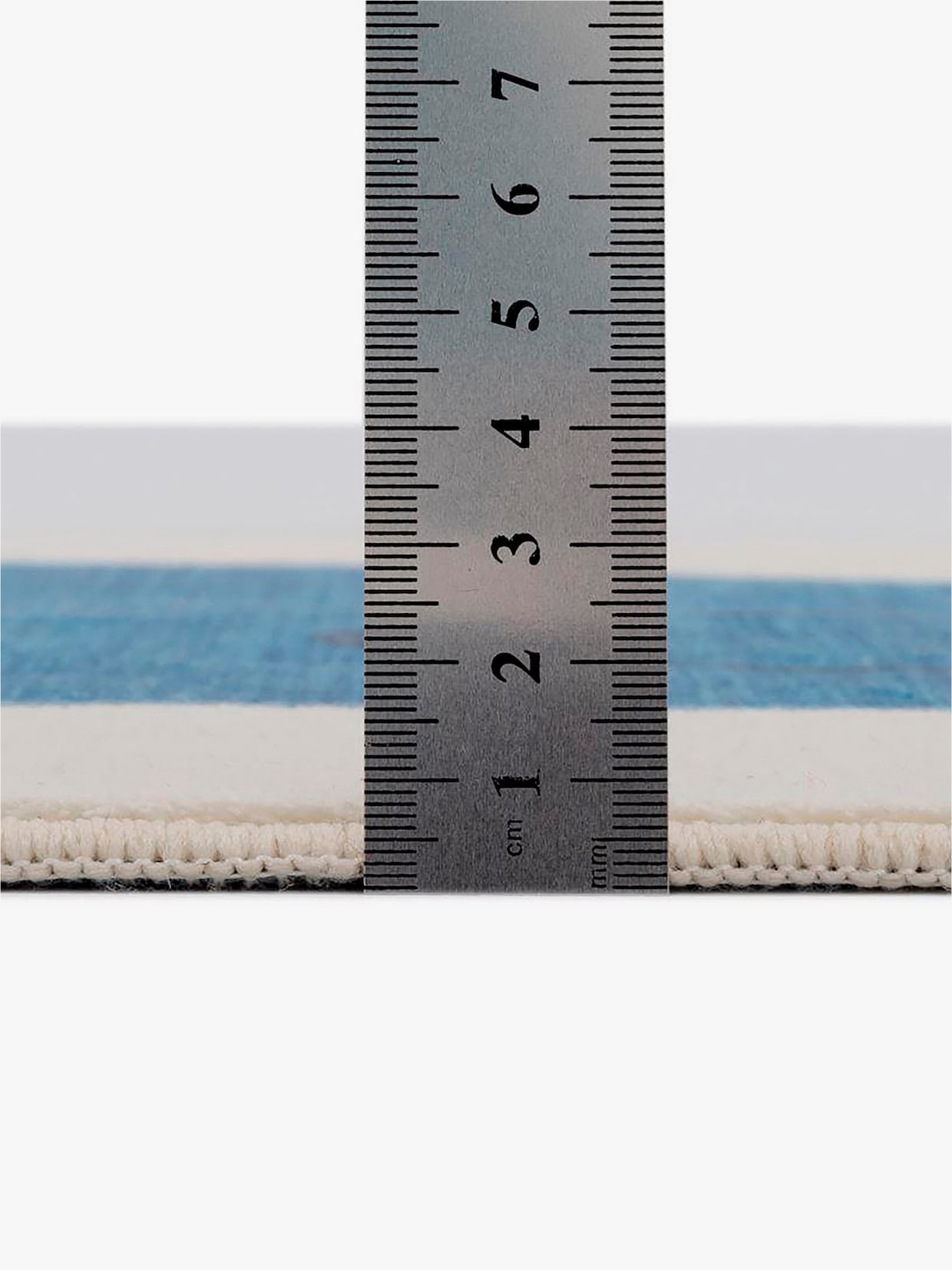 Theko Badematte - natur-blau