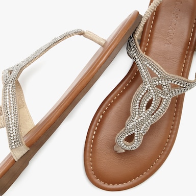 LASCANA Zehentrenner - beige