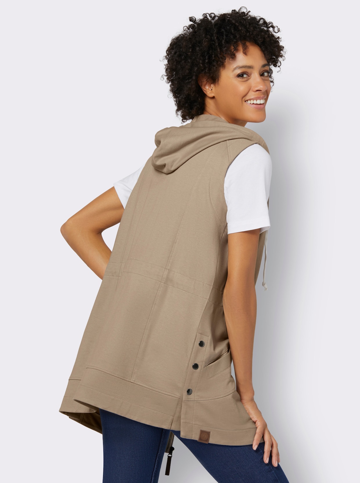 Lang vest - sesam