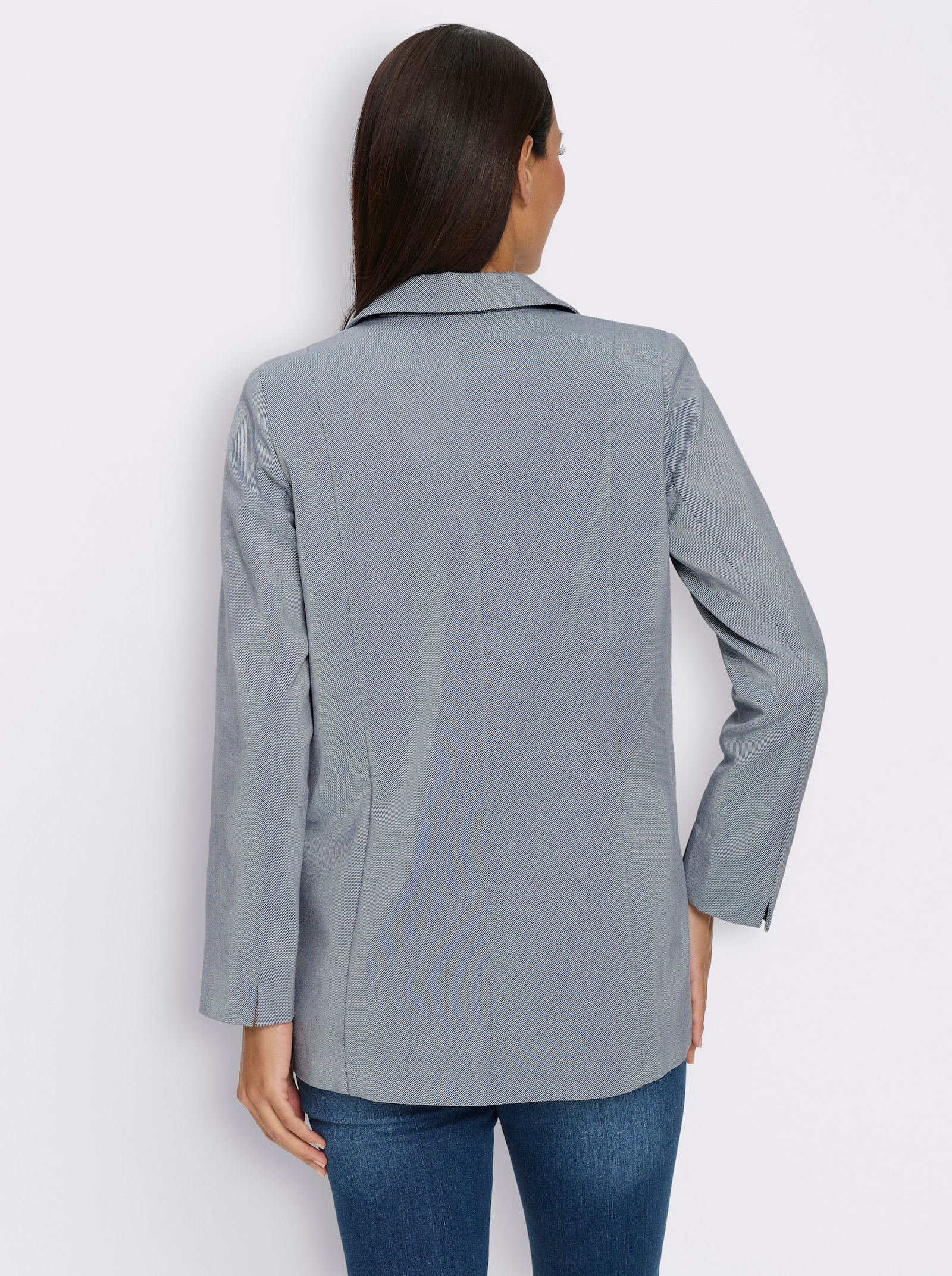 heine Blazer mit Reverskragen - rauchblau