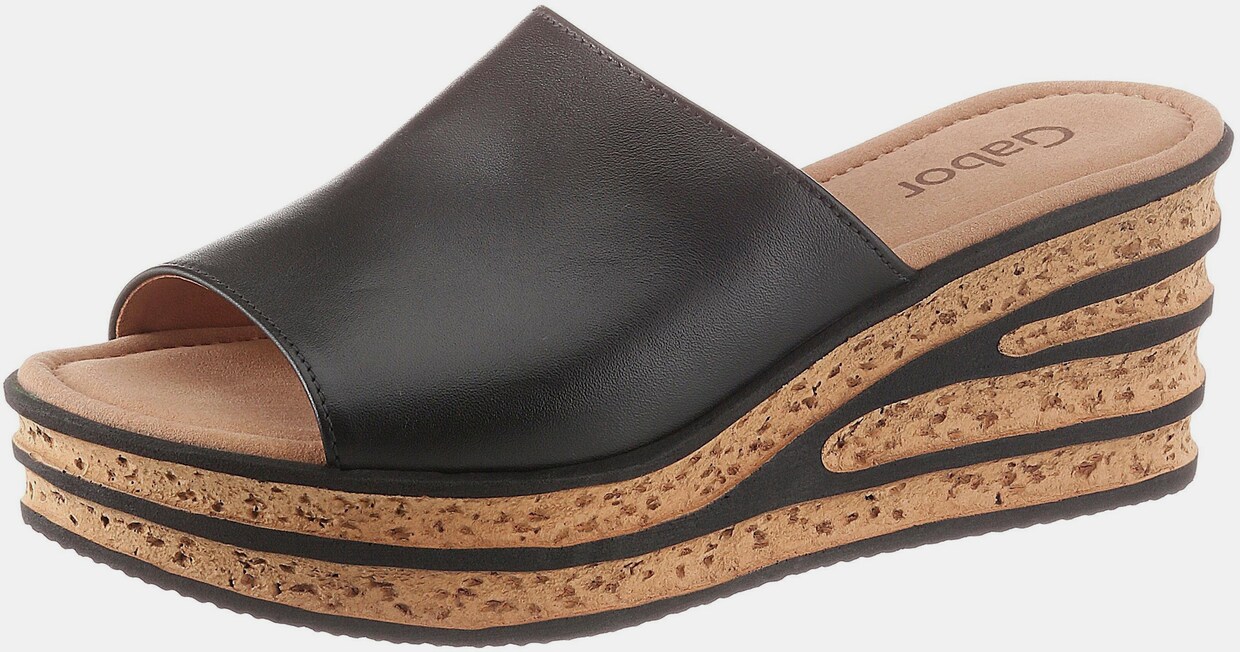 Gabor Slippers - zwart