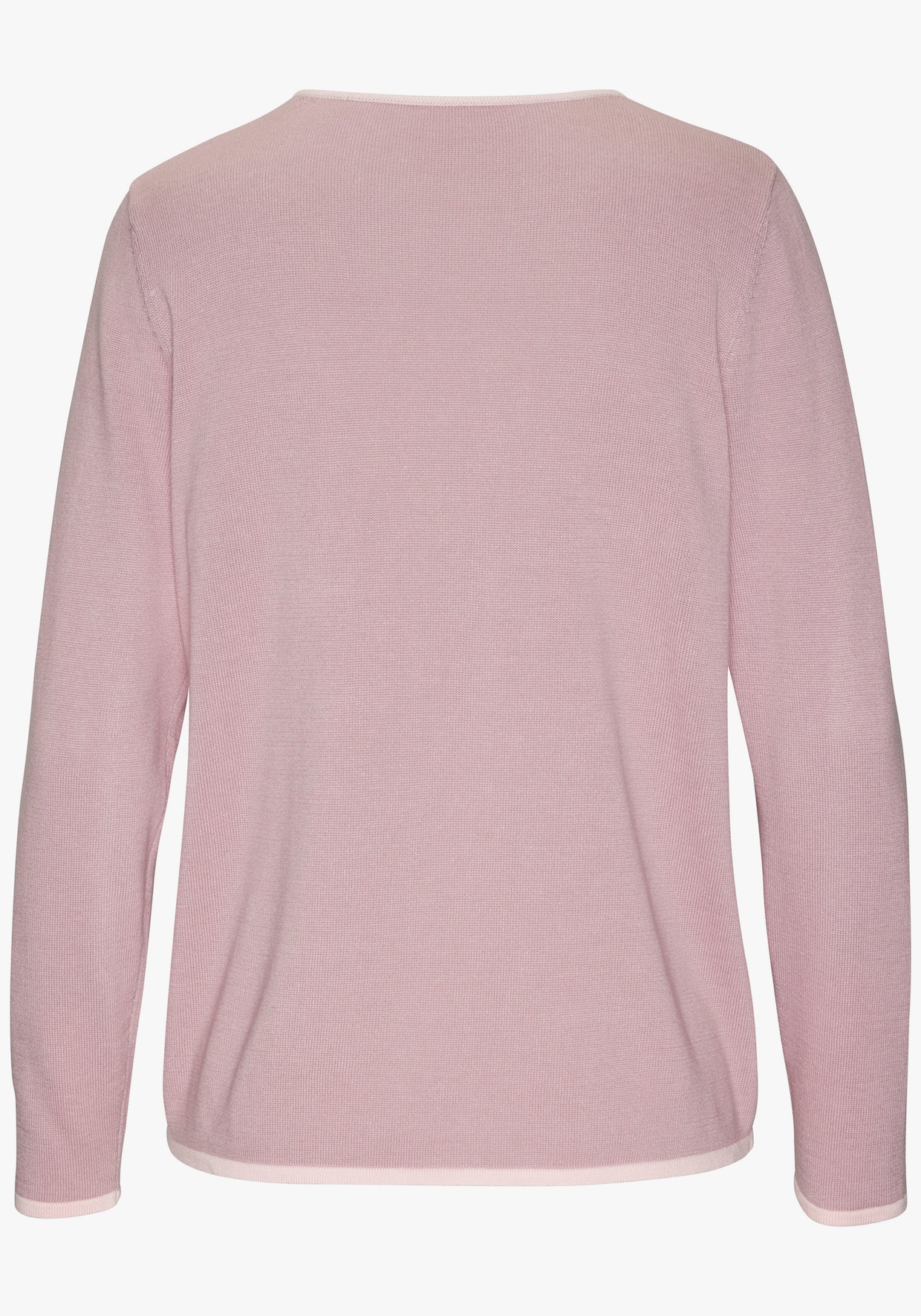 Vivance V-Ausschnitt-Pullover - mauve-rosé