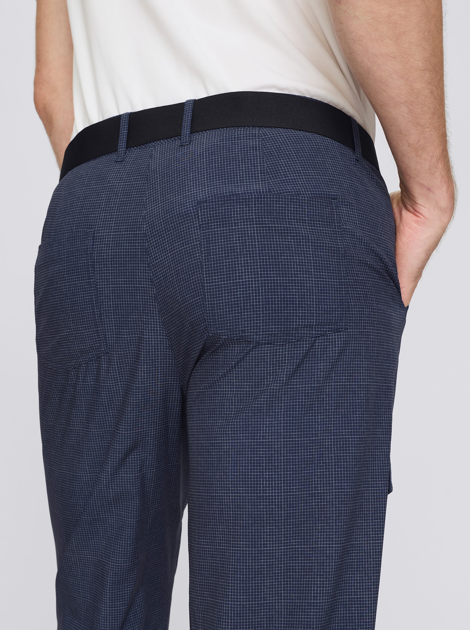 Catamaran Sports Funktionshose inklusive Gürtel - marine-gemustert