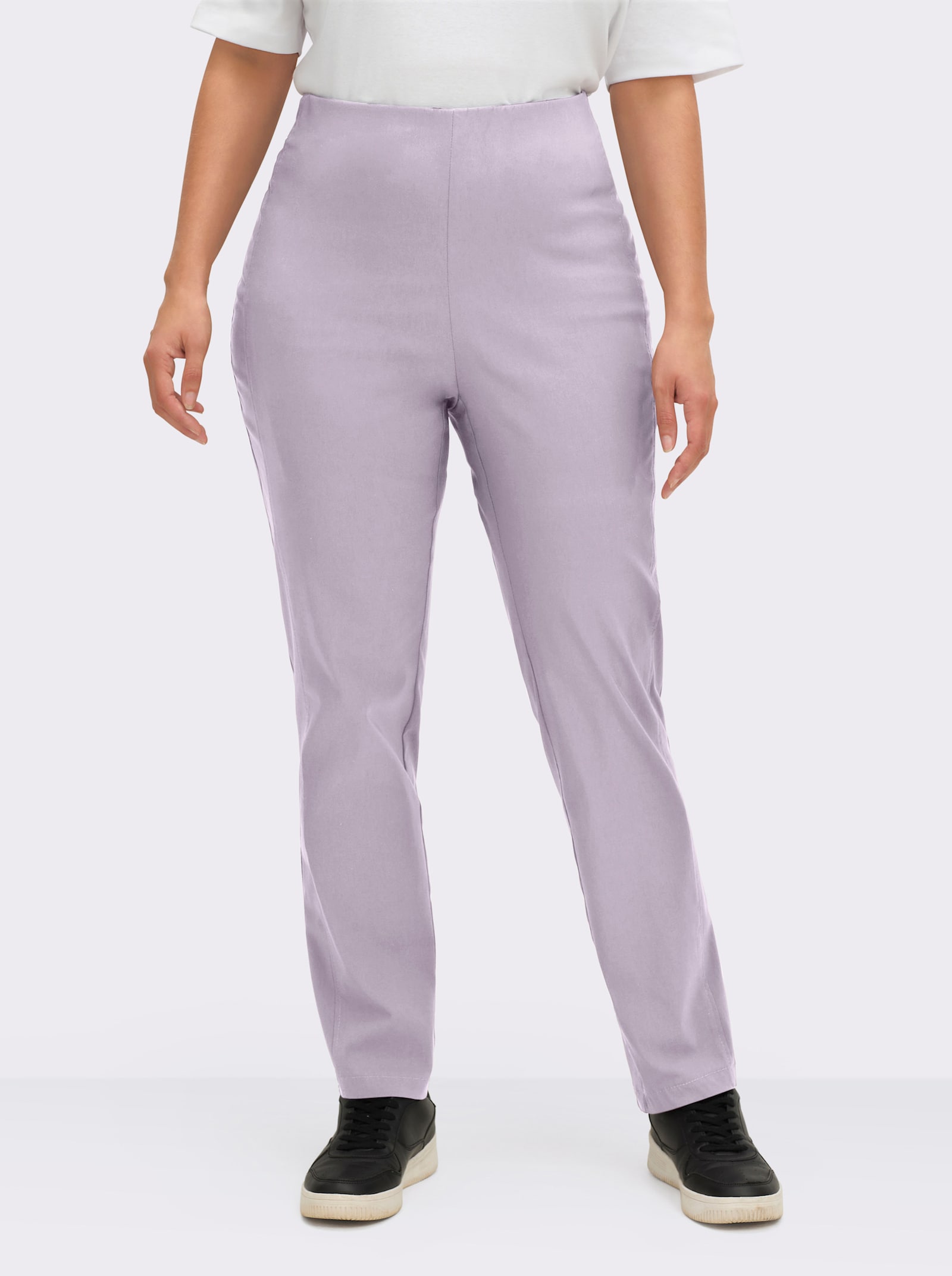Stehmann Comfort line Hose mit Dehnbund, Viskose-Qualität - flieder