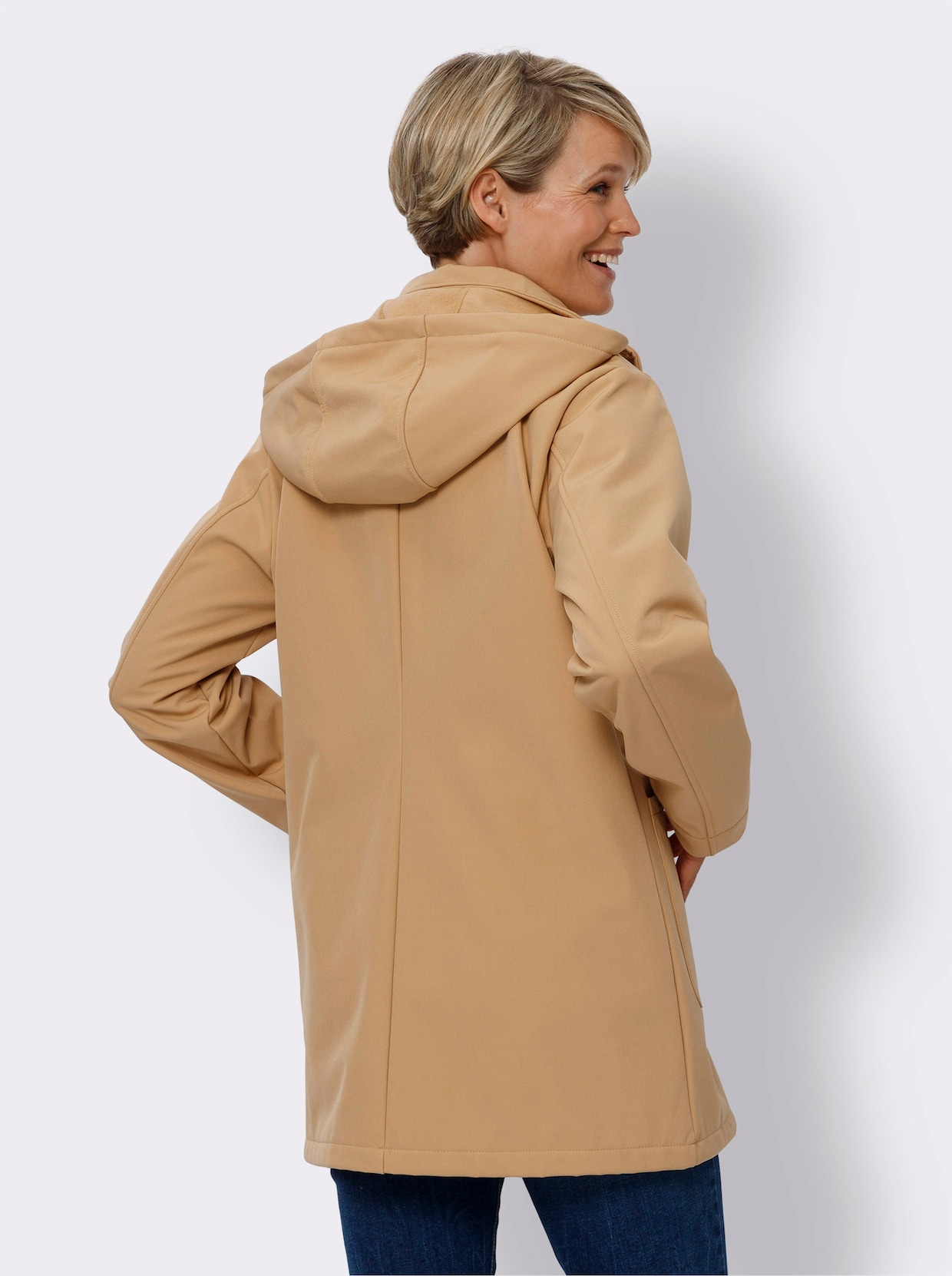 Softshell-jack - camel