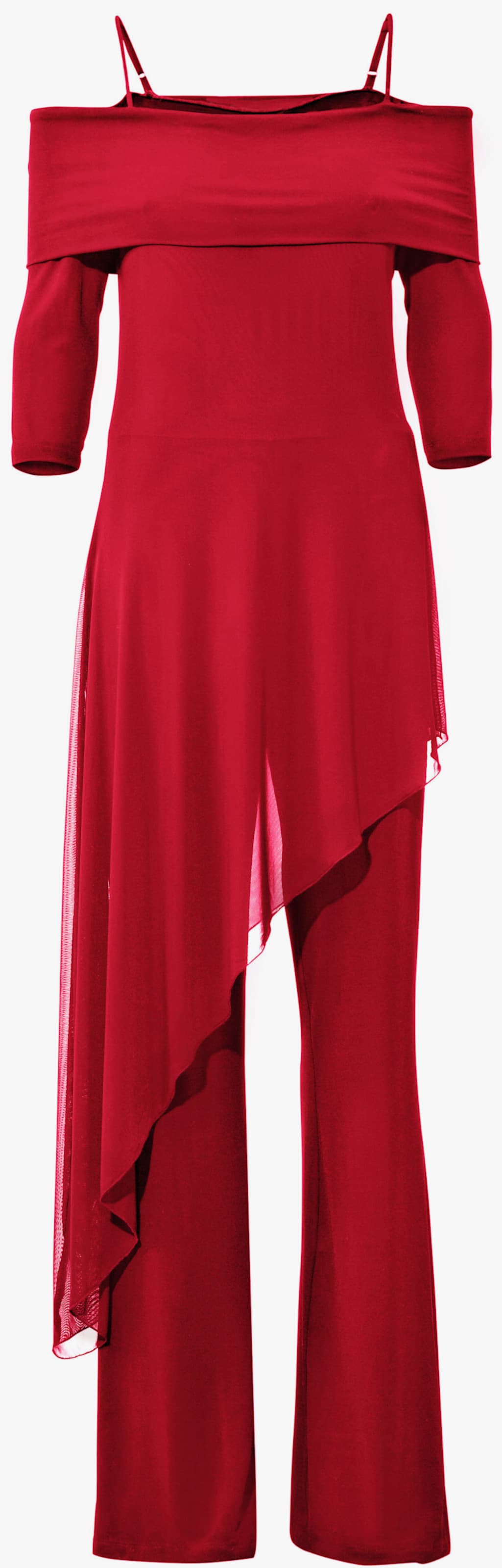 heine Overall mit Carmen-Ausschnitt - rot