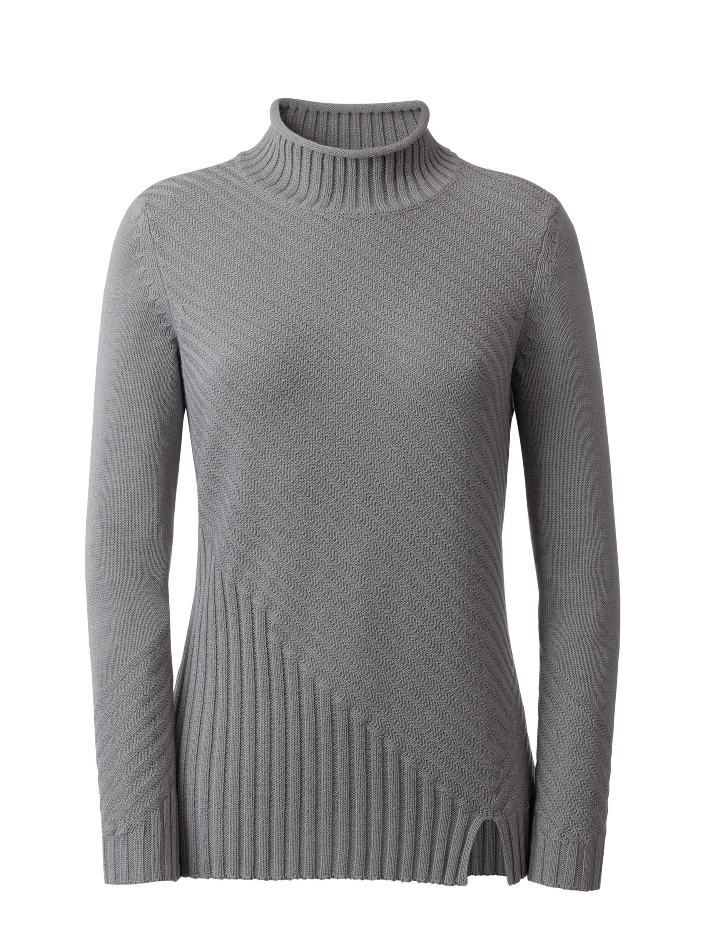 Pullover - stahlgrau