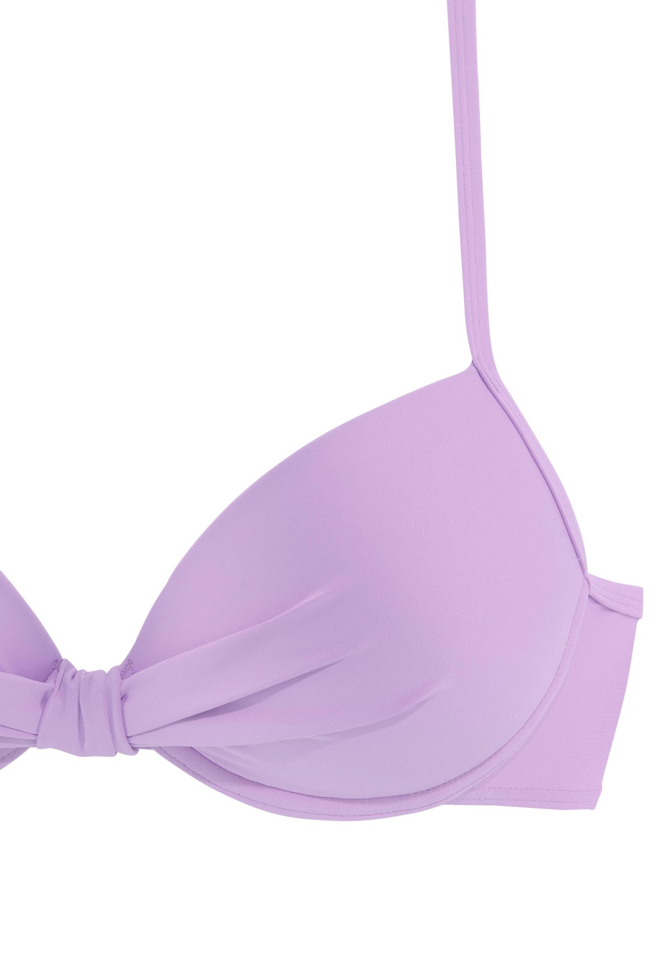 Bademode Bügel-Bikinis s.Oliver Bügel-Bikini-Top in lila 