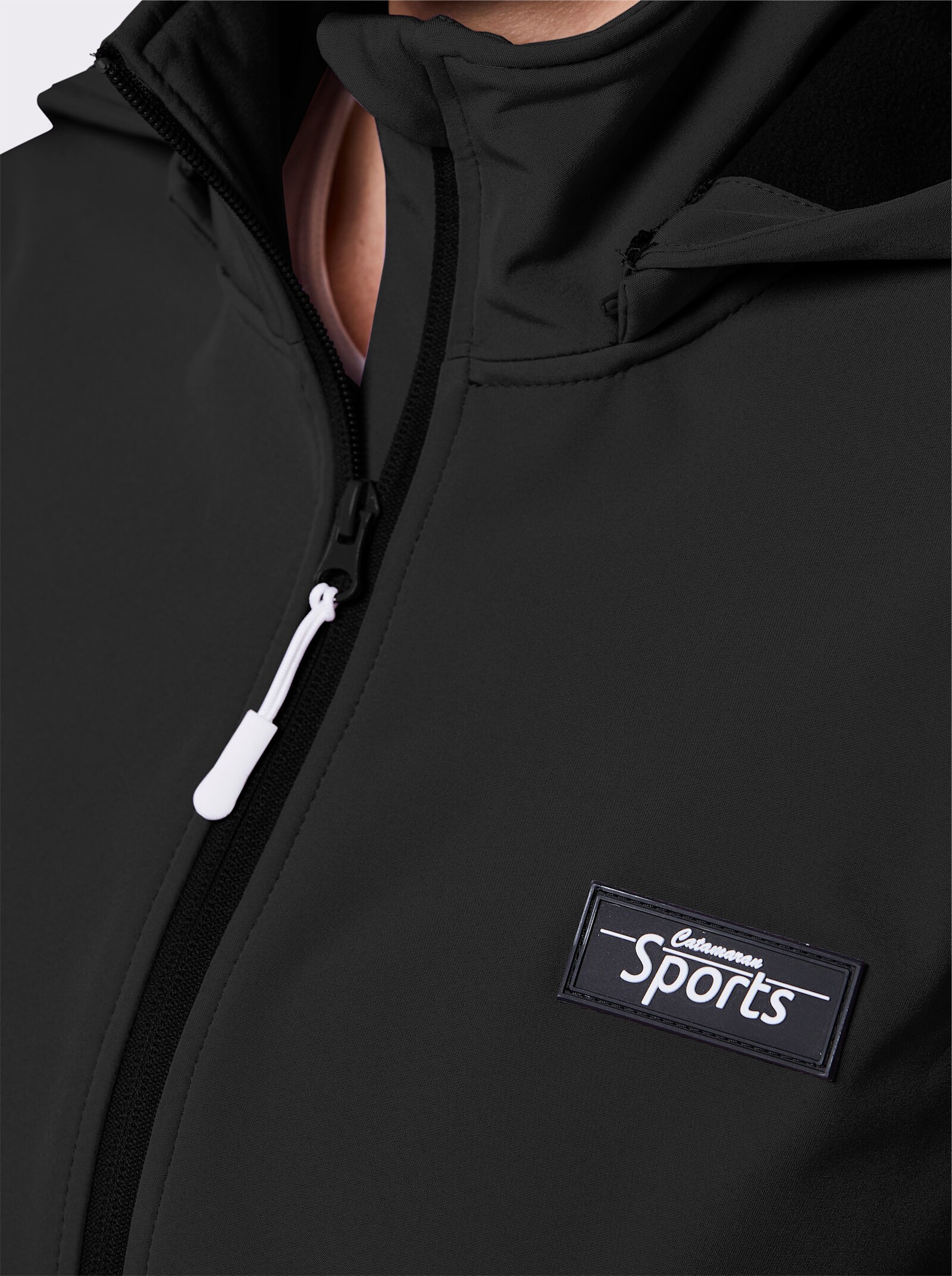 Catamaran Sports Funktionsjacke mit Fleece-Innenseite - schwarz