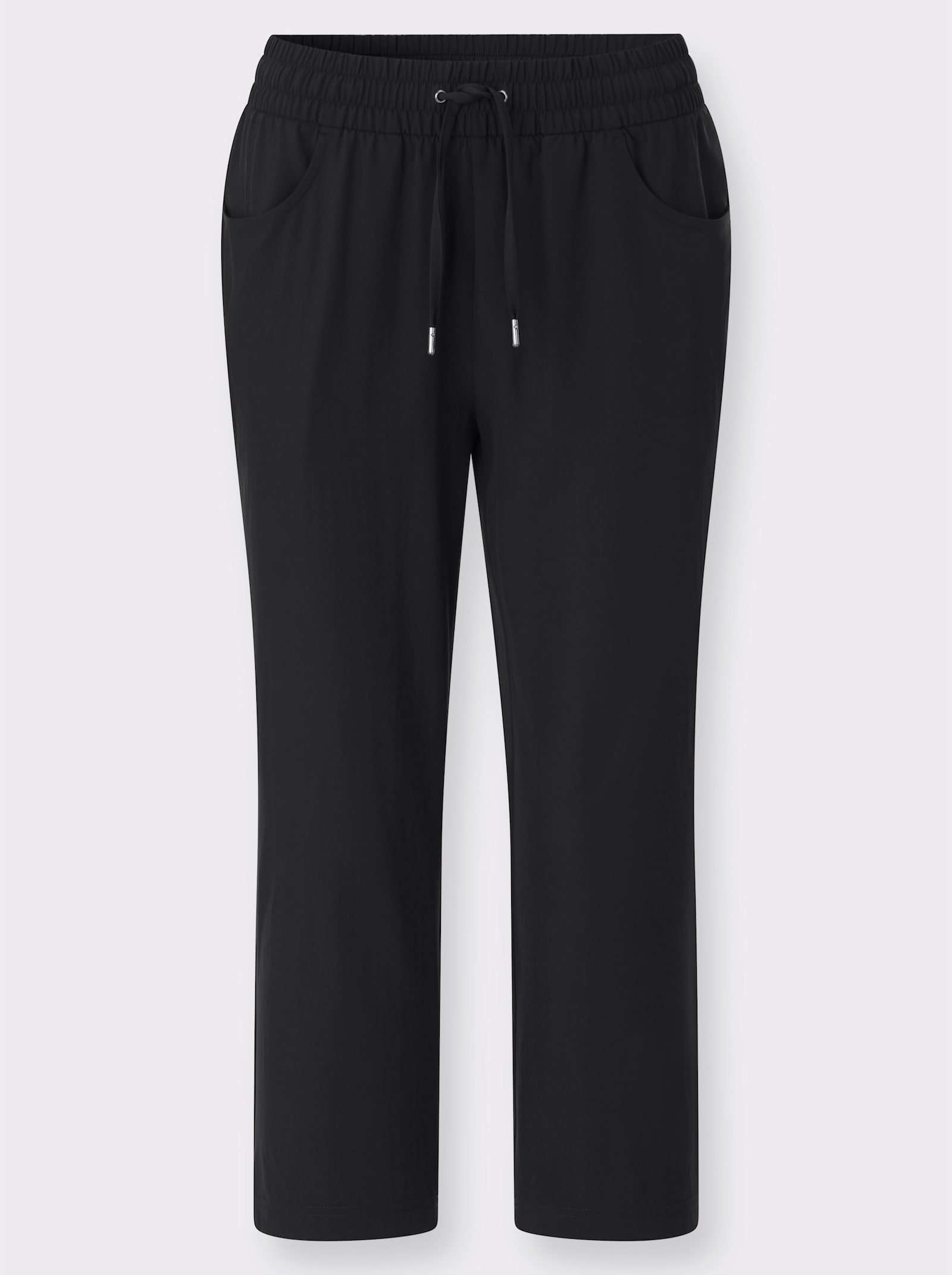 7/8-Hose atmungsaktiv und pflegeleicht - schwarz
